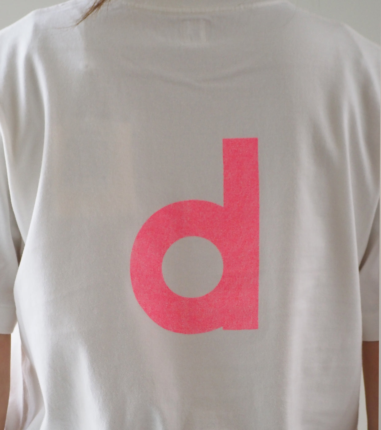 blurhms ROOTSTOCK bd Print Tee STANDARD , White × Pink-PT