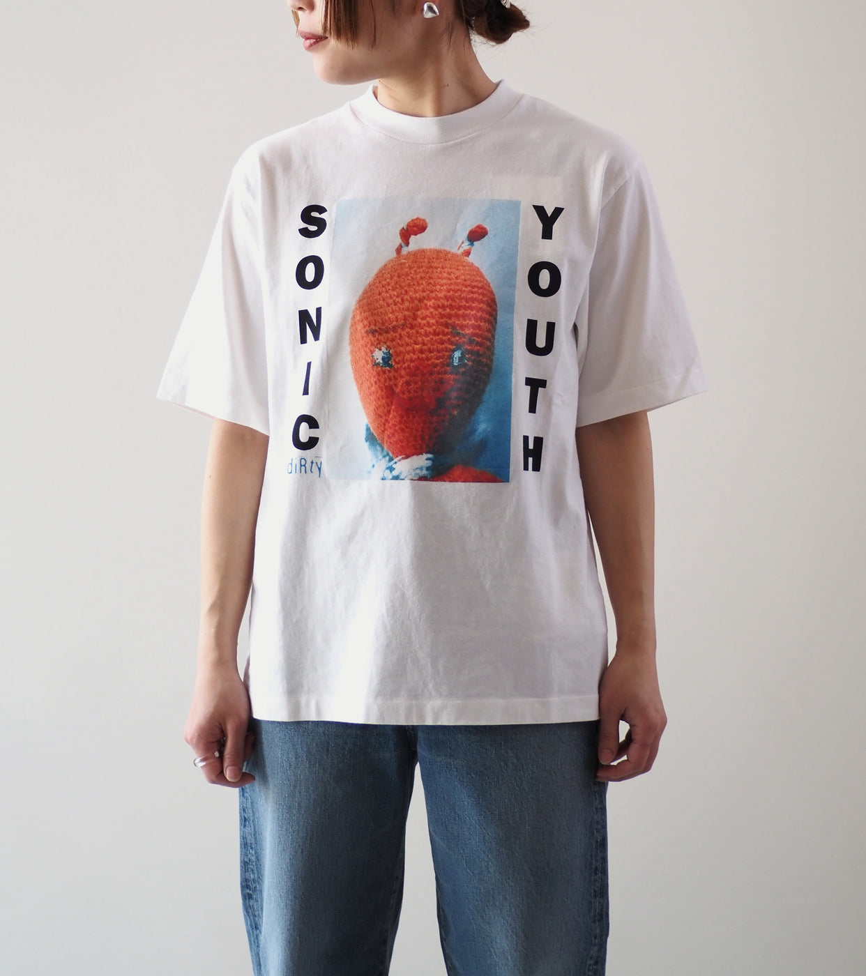 blurhms ROOT STOCK diRty Print Tee STANDARD , White
