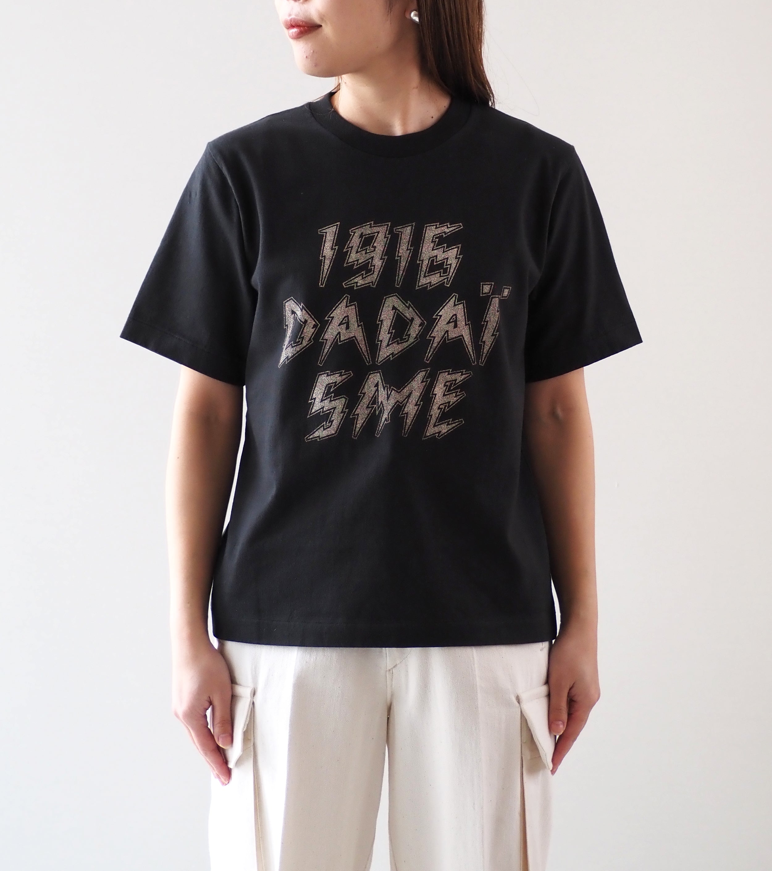 blurhms ROOTSTOCK  DADAISM Print Tee  STANDARD ,  Ink Black × Ivory-PT