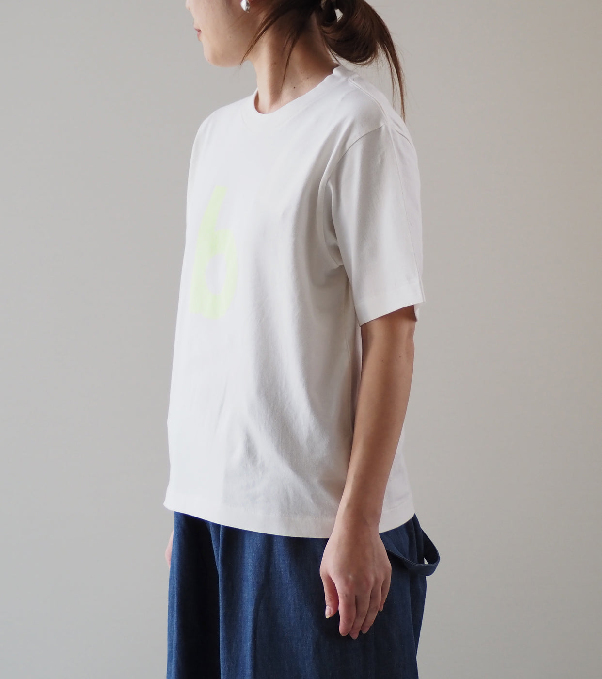 blurhms ROOTSTOCK bd Print Tee STANDARD , White × Yellow-PT