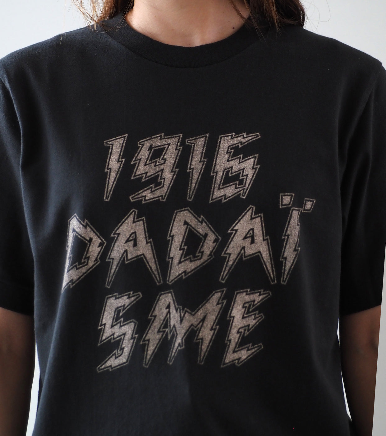 blurhms ROOTSTOCK DADAISM Print Tee STANDARD , Ink Black × Ivory-PT