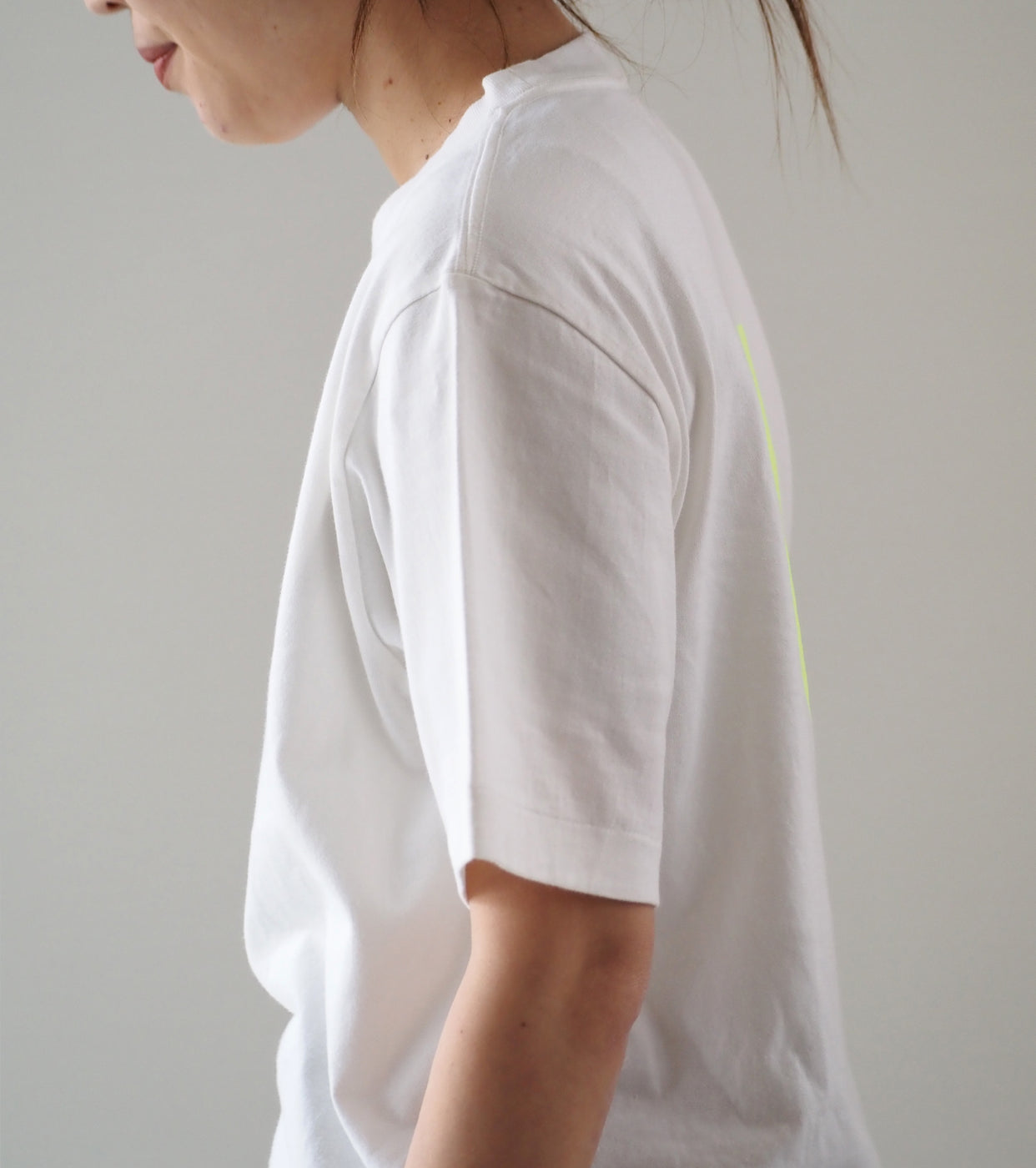 blurhms ROOTSTOCK bd Print Tee STANDARD , White × Yellow-PT