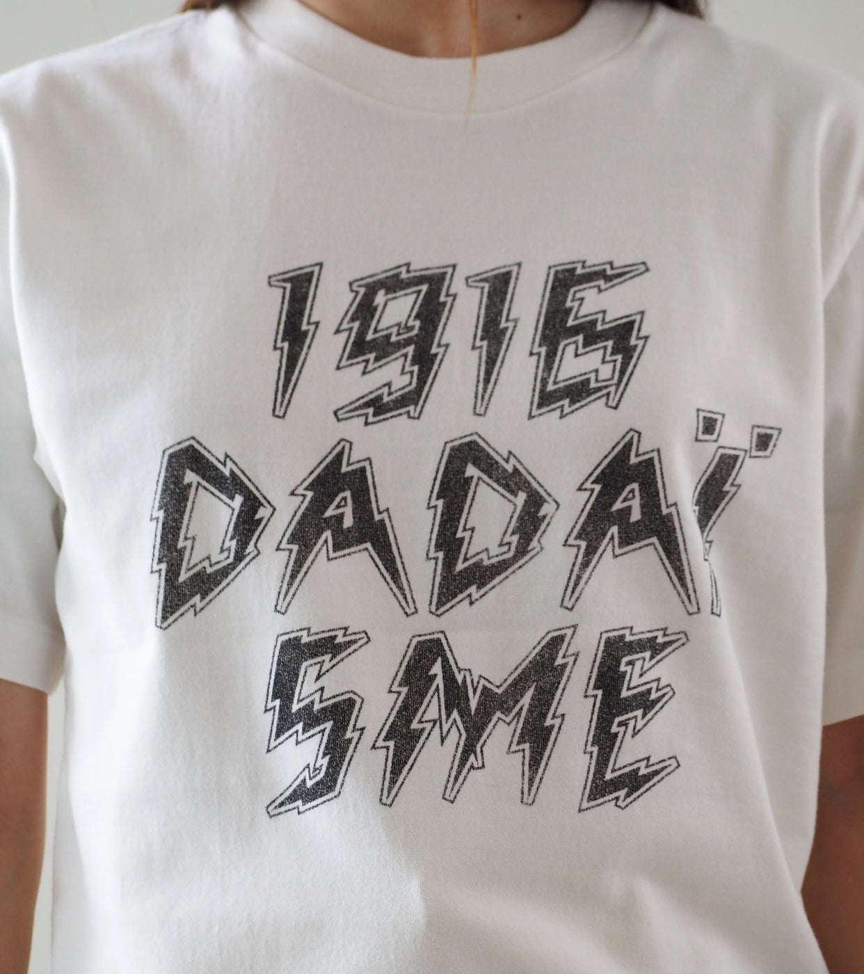 blurhms ROOTSTOCK DADAISM Print Tee STANDARD , White × Black-PT