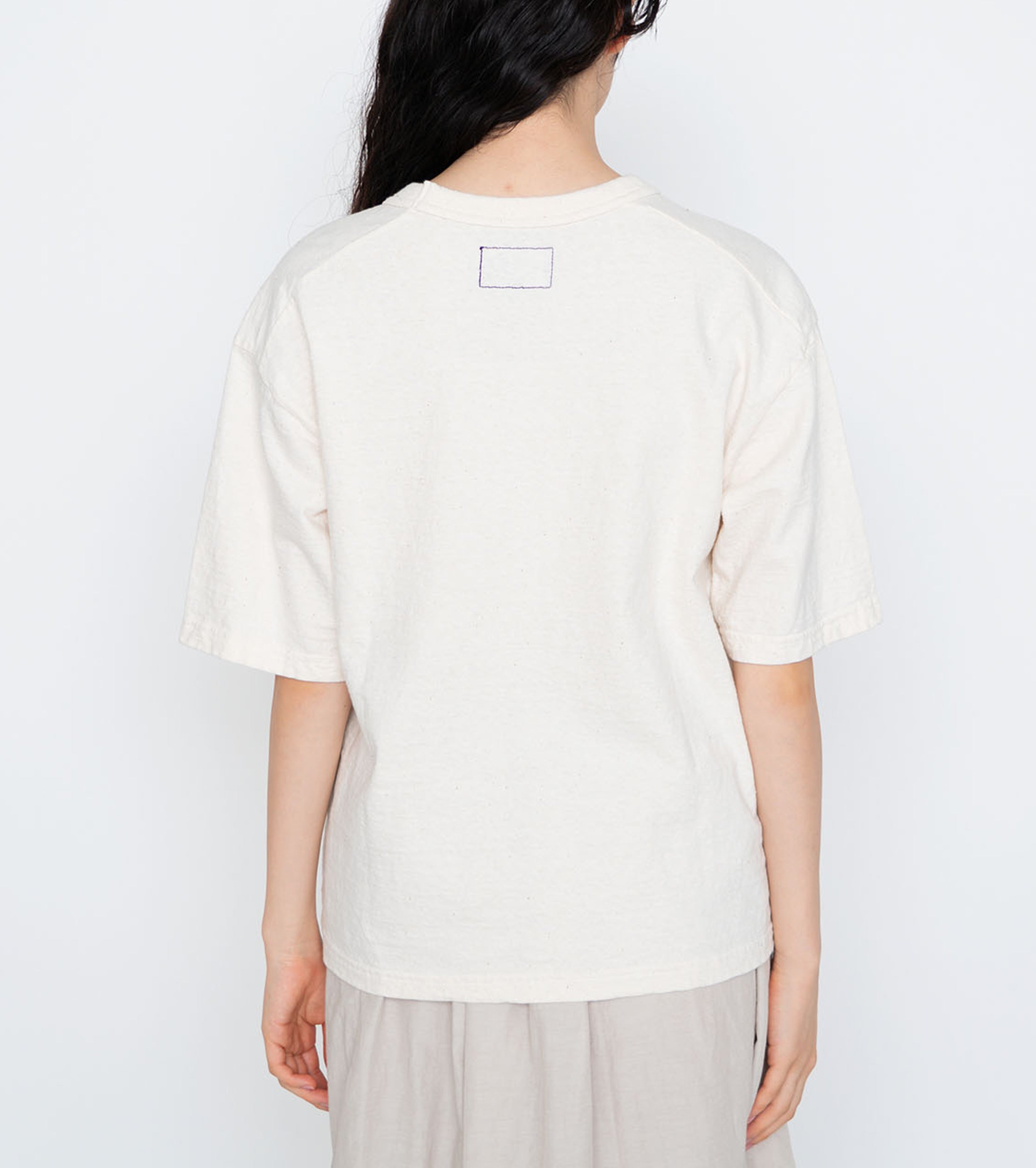 FFFES Embroidered Graphic Tee , Natural