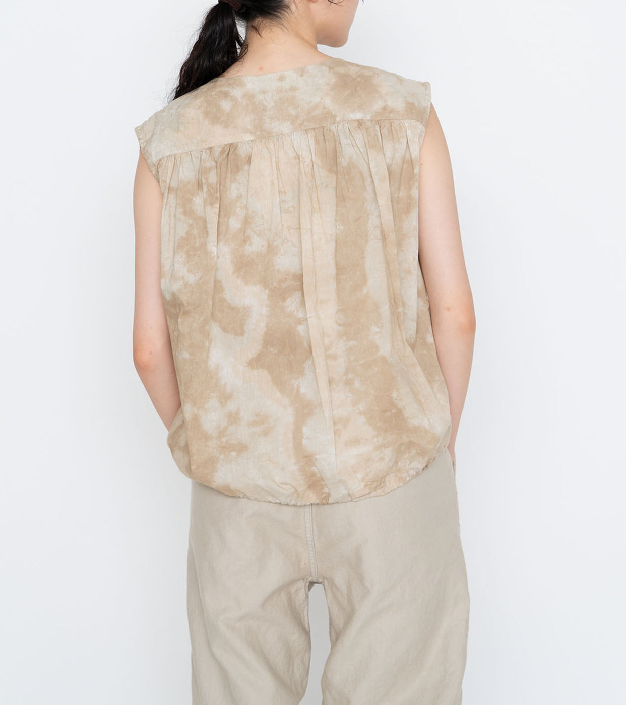 Field Sleeveless Shirt, Beige