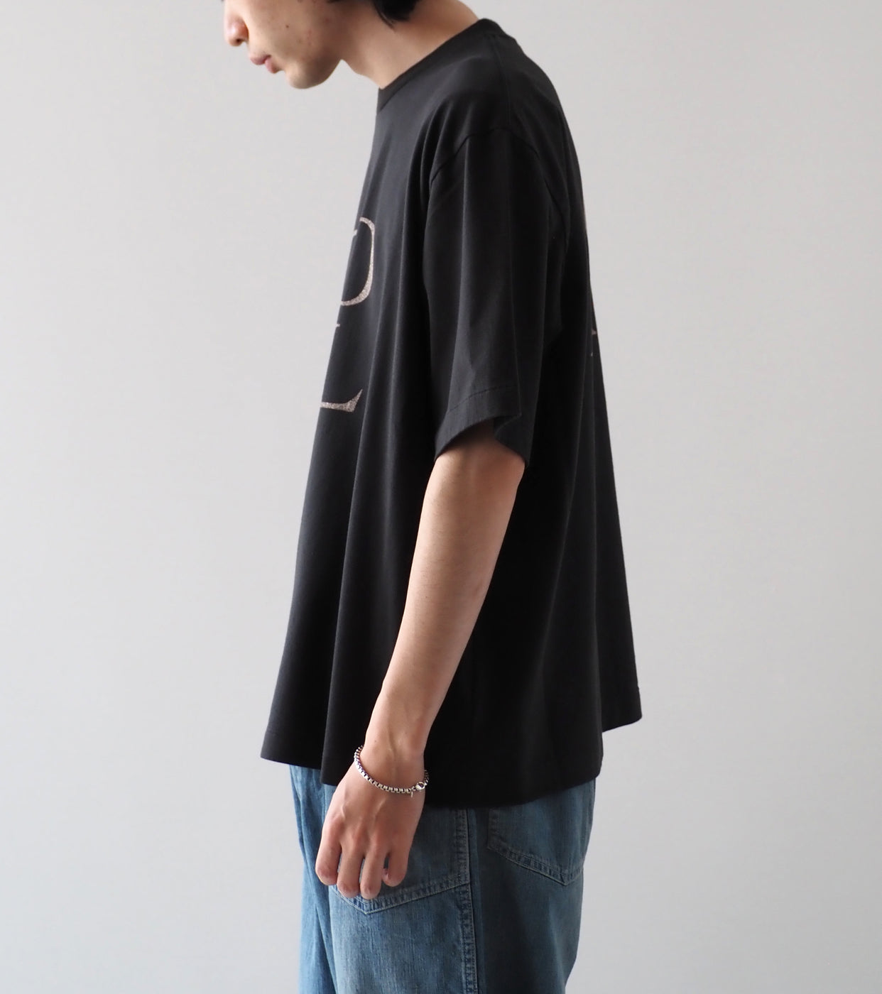 blurhms ROOTSTOCK COAL Print Tee WIDE , Ink Black