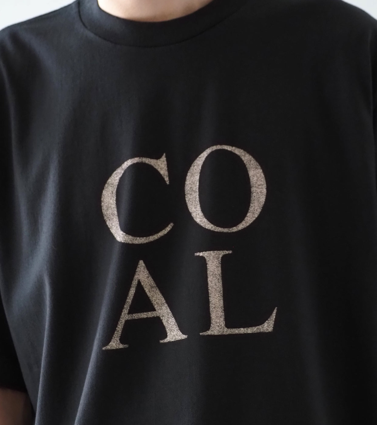 blurhms ROOTSTOCK COAL Print Tee WIDE , Ink Black