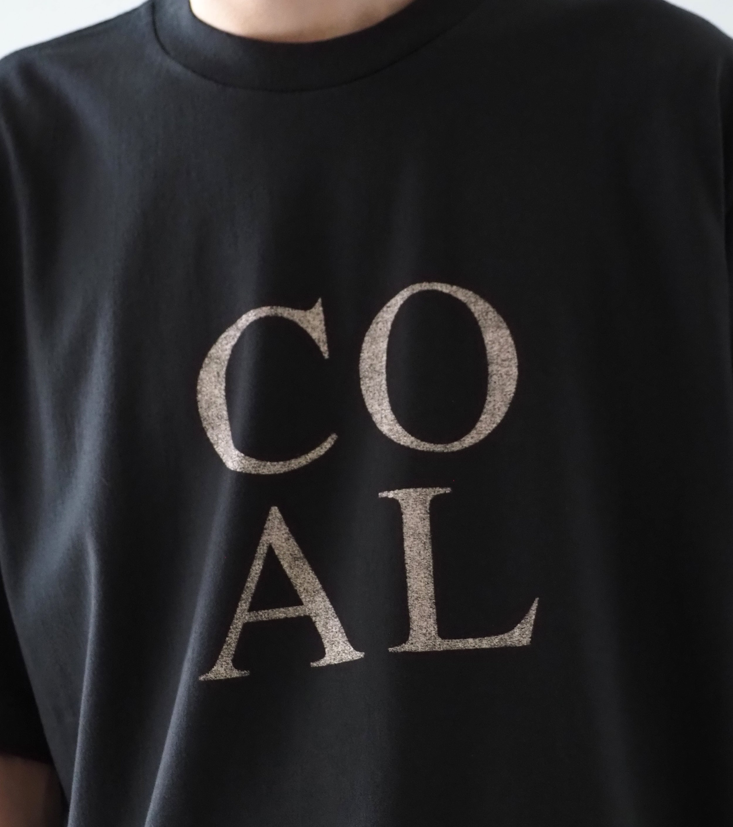 blurhms ROOTSTOCK COAL Print Tee WIDE , Ink Black