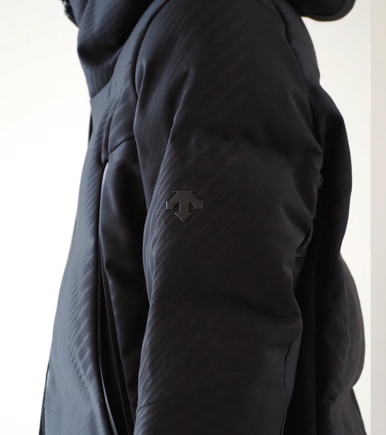 MIZUSAWA DOWN JACKET "Crevasse-s",Black