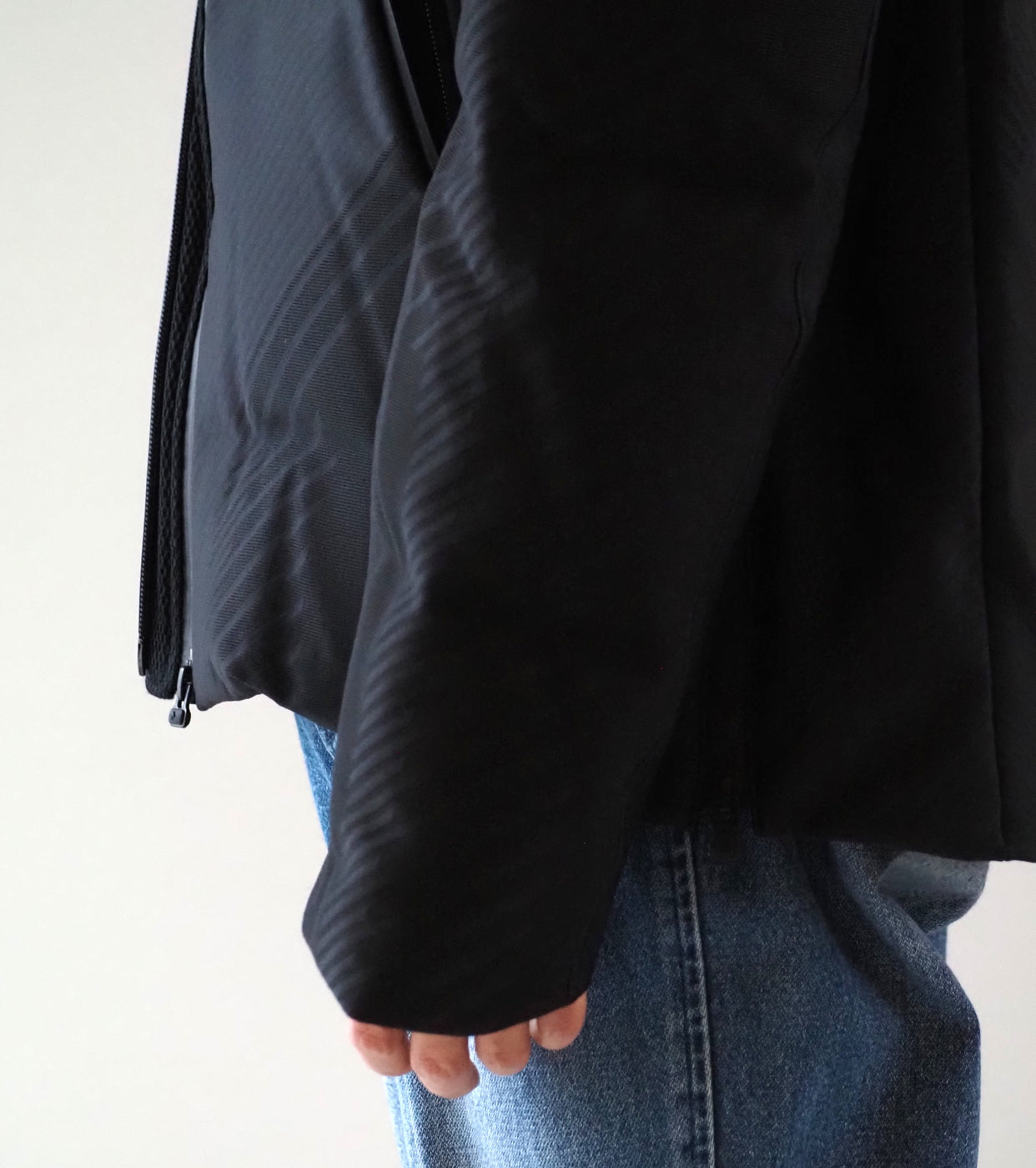 MIZUSAWA DOWN JACKET "Crevasse-s",Black