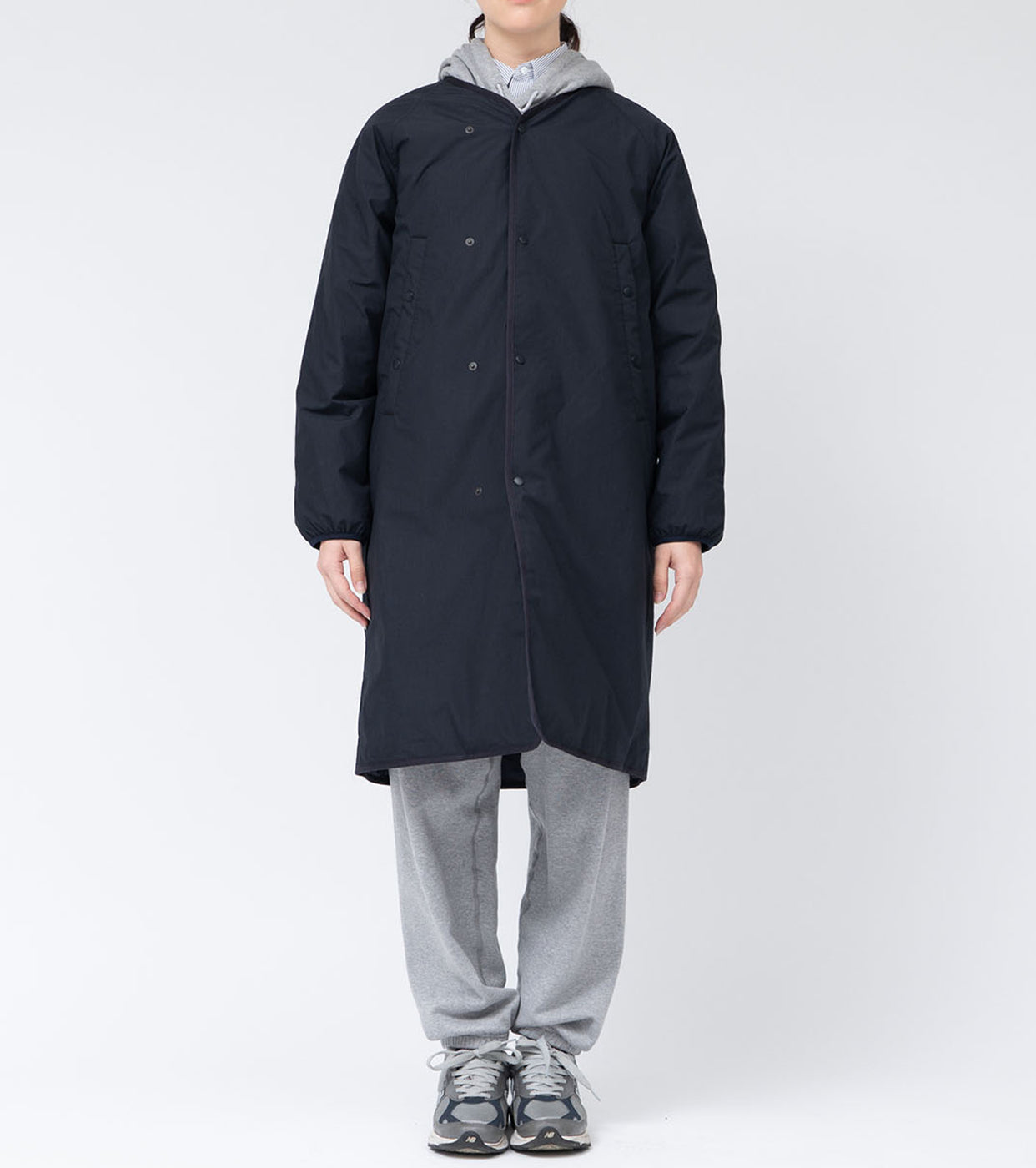 nanamica Reversible Down Coat, Dark Navy