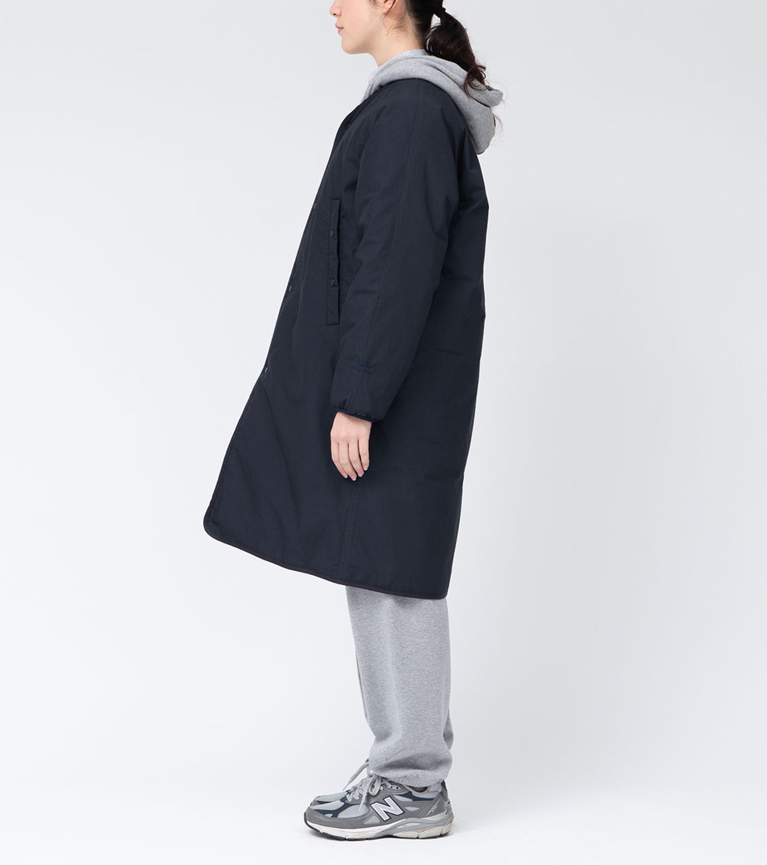 nanamica Reversible Down Coat, Dark Navy