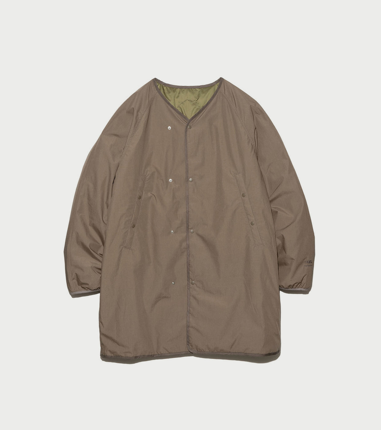 nanamica Reversible Down Coat, Khaki Beige
