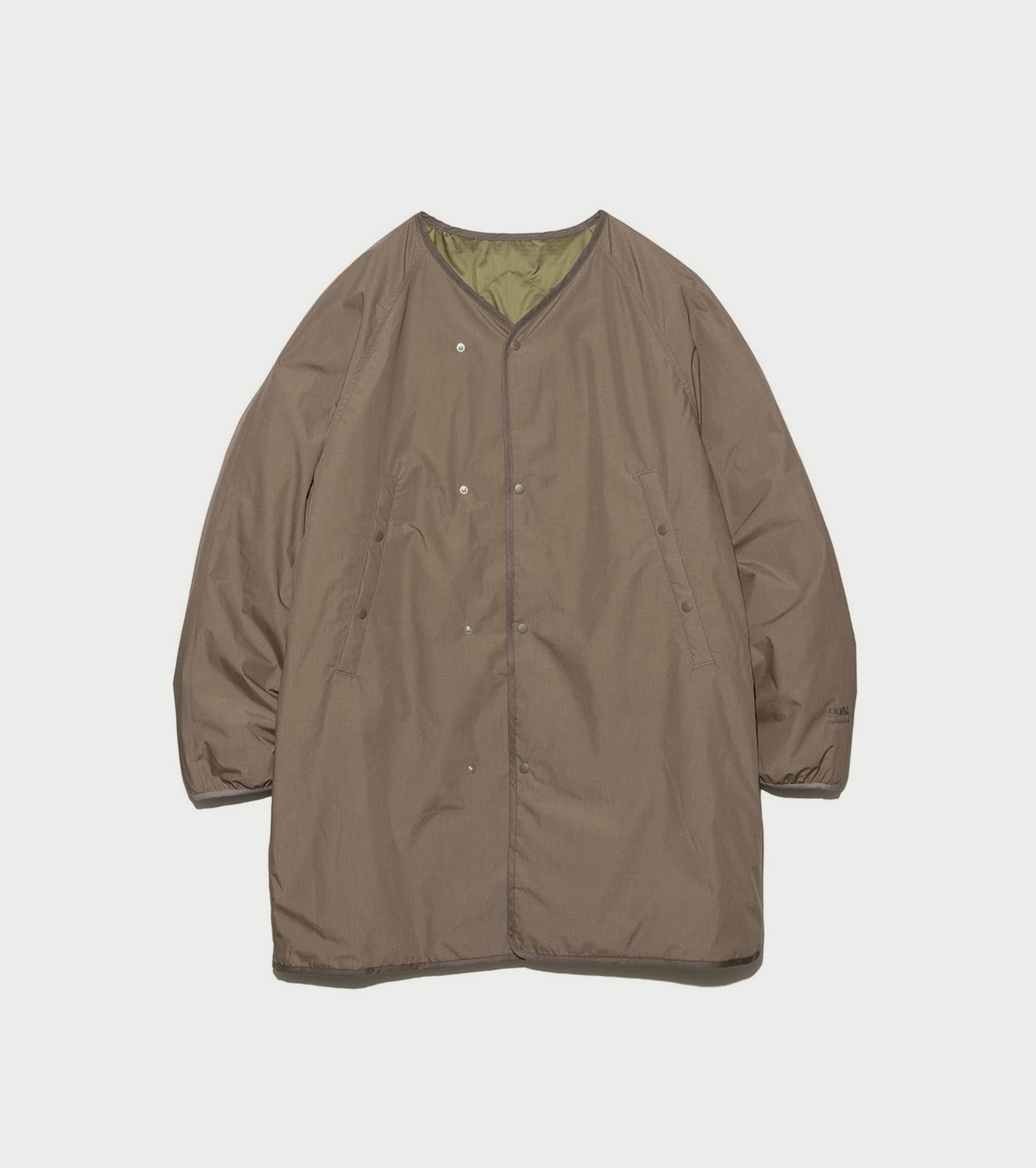 nanamica Reversible Down Coat, Khaki Beige