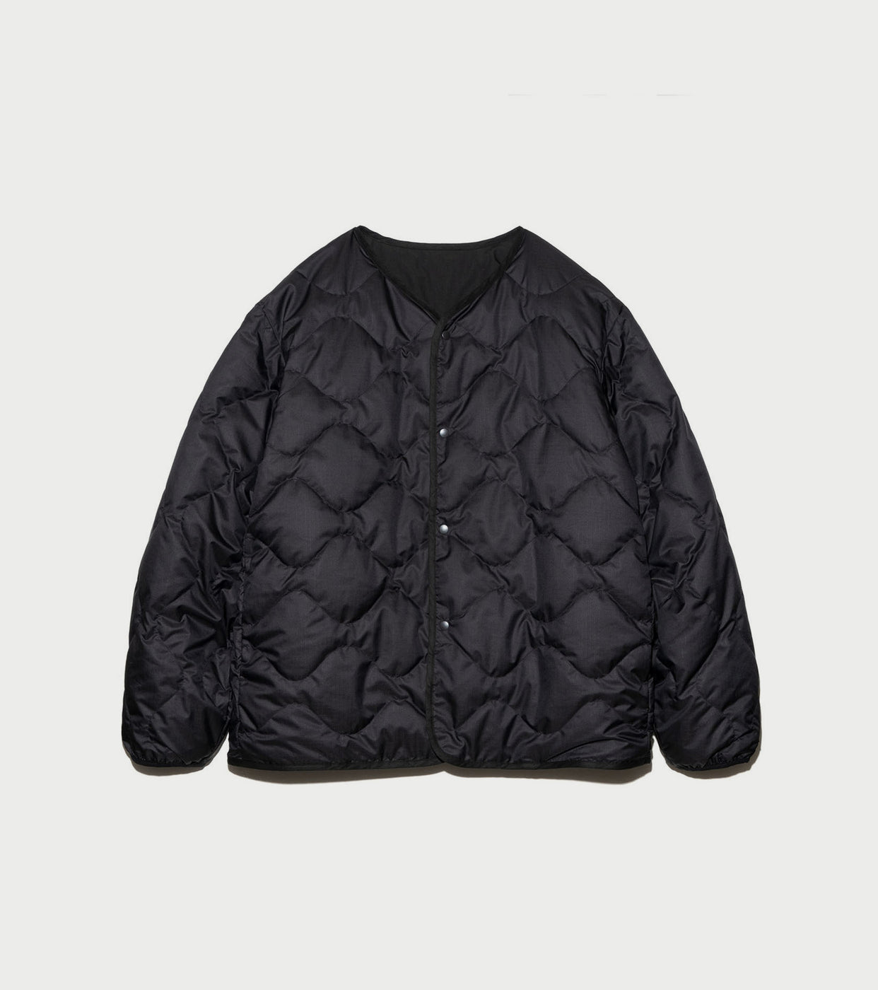 nanamica Reversible Down Cardigan, Charcoal