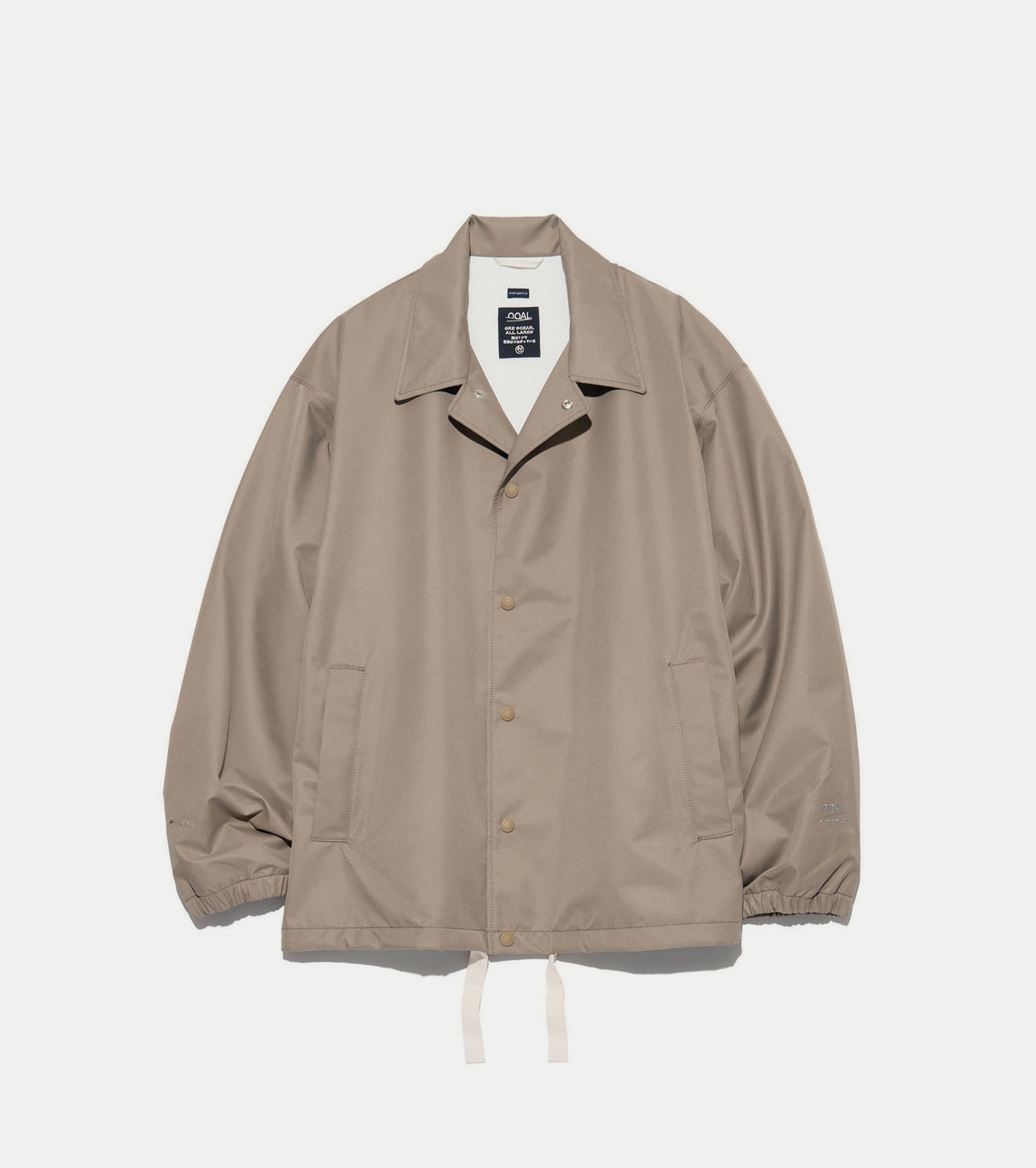 nanamica 2L GORE-TEX Coach Jacket, Beige – Navyblue