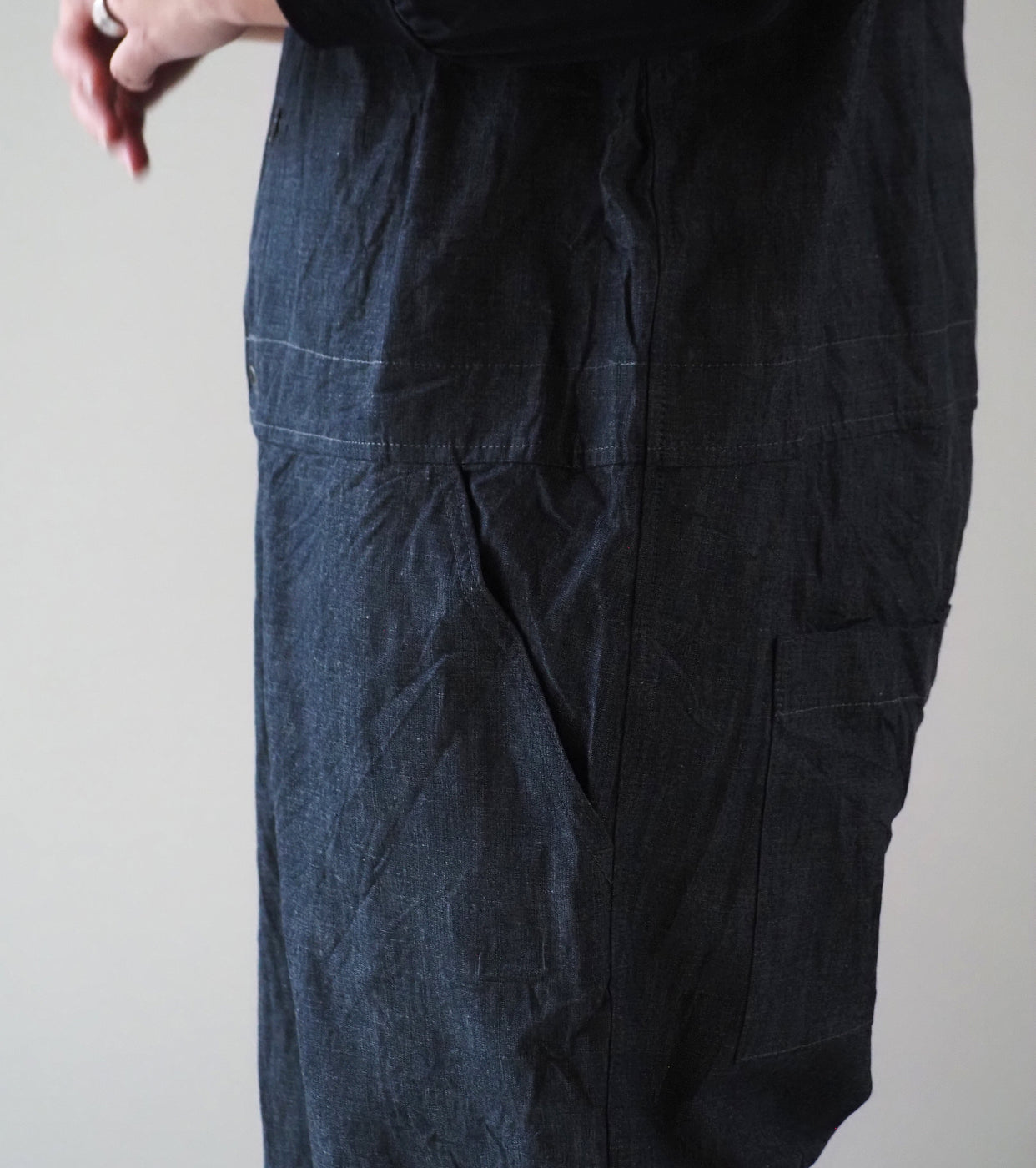 Yarmo Sleeveless Boiler Suit , Indigo