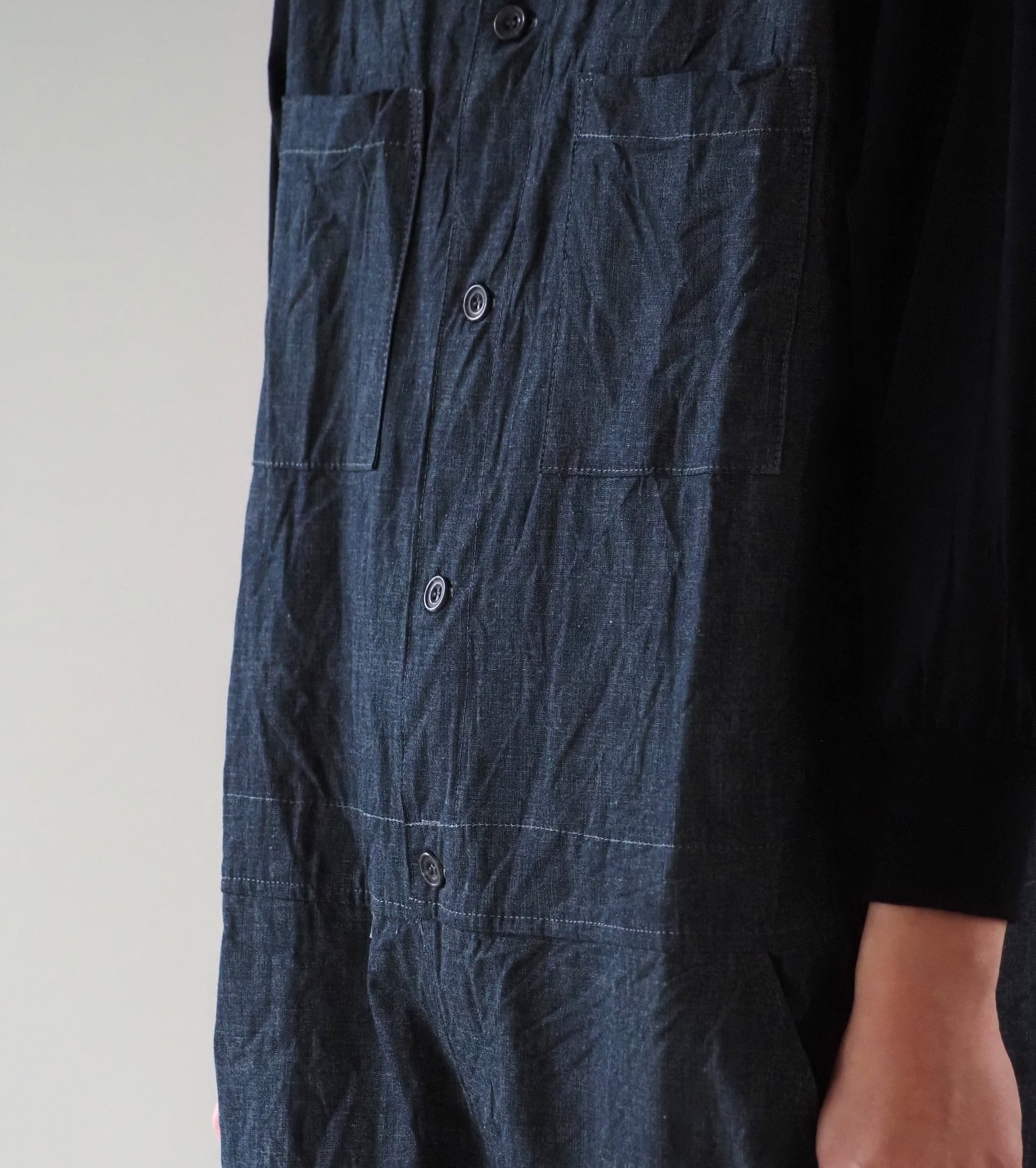 Yarmo Sleeveless Boiler Suit , Indigo