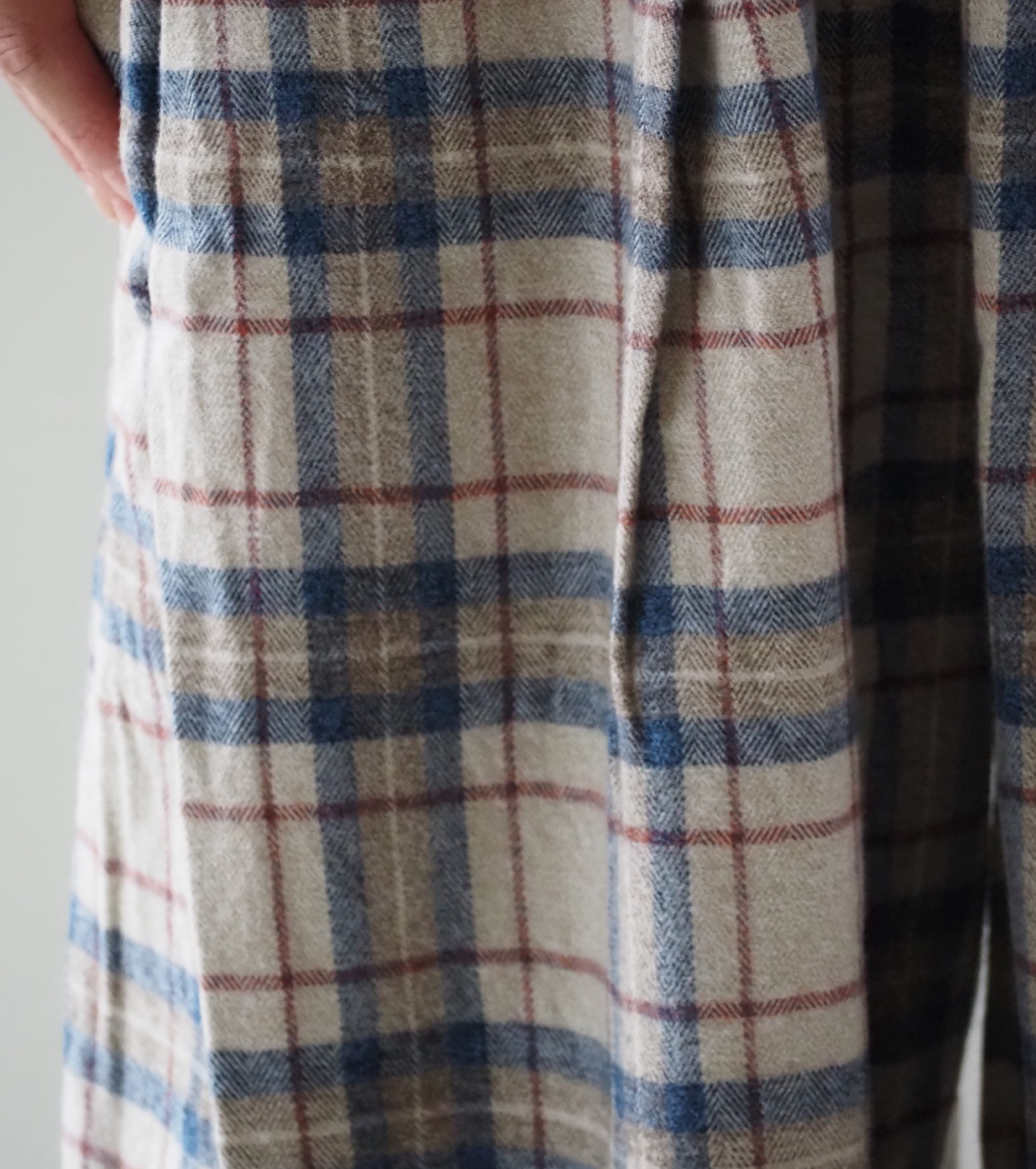 Yarmo Wide Tuck Easy PT Flannel  , Sax Beige