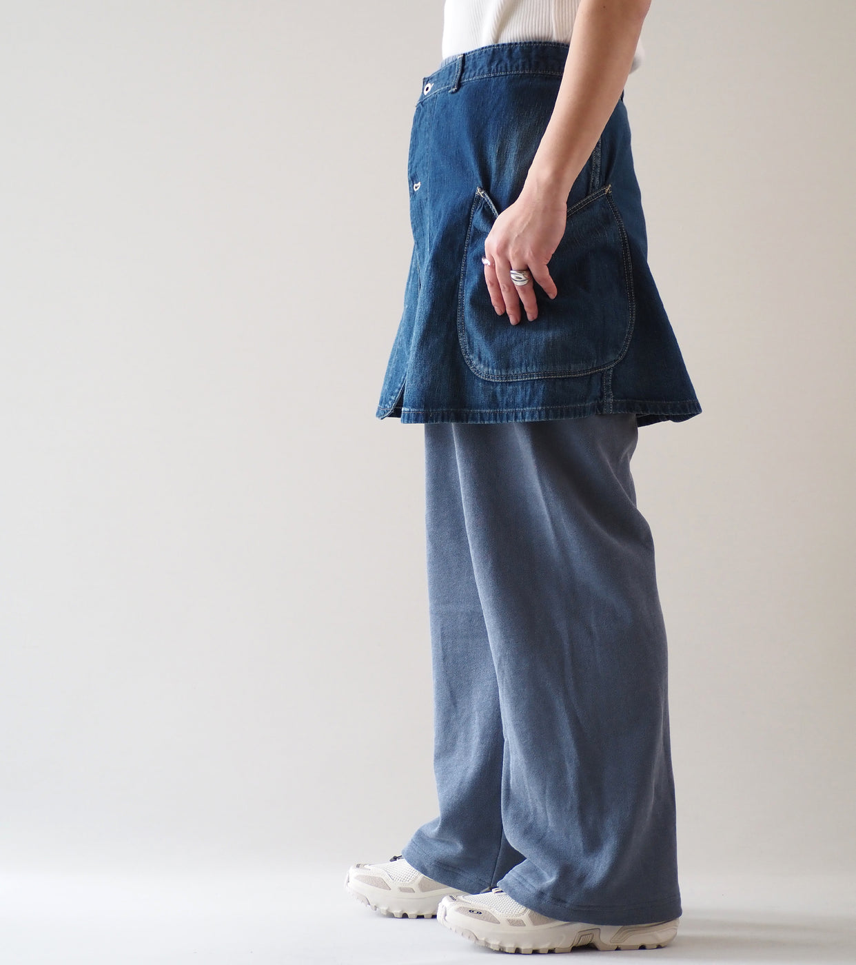 orslow Denim Overwrap Skirt , Denim Used