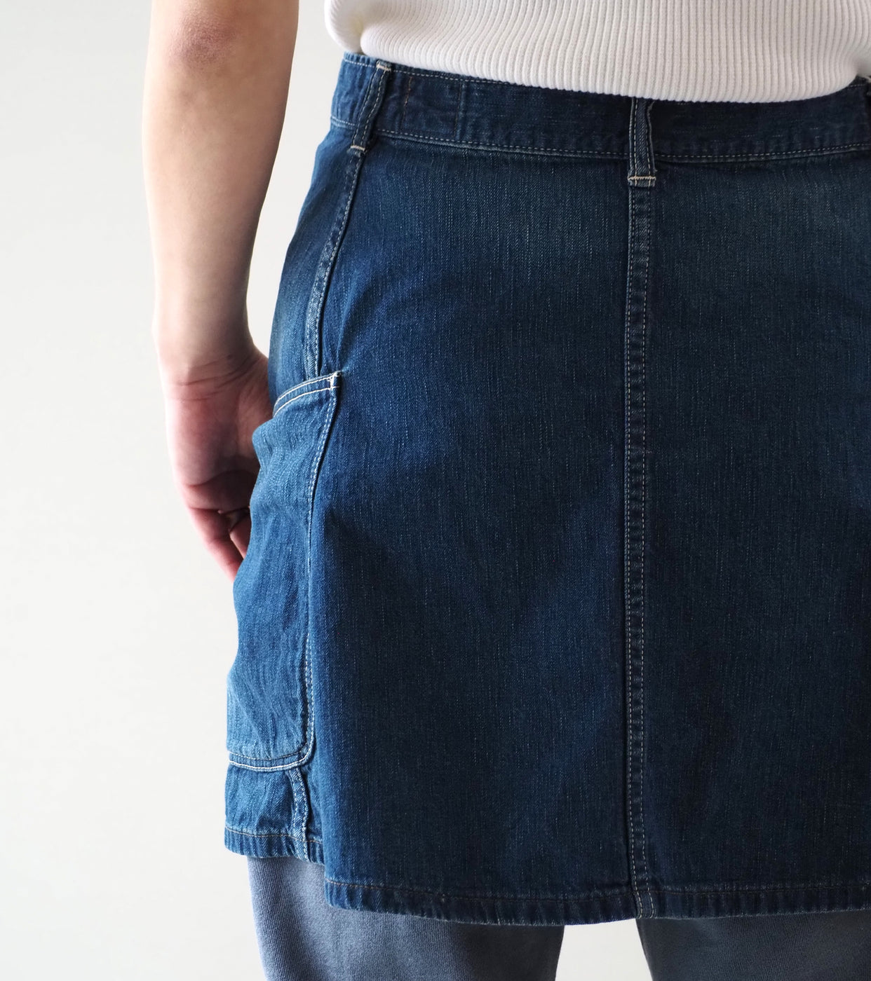 orslow Denim Overwrap Skirt , Denim Used