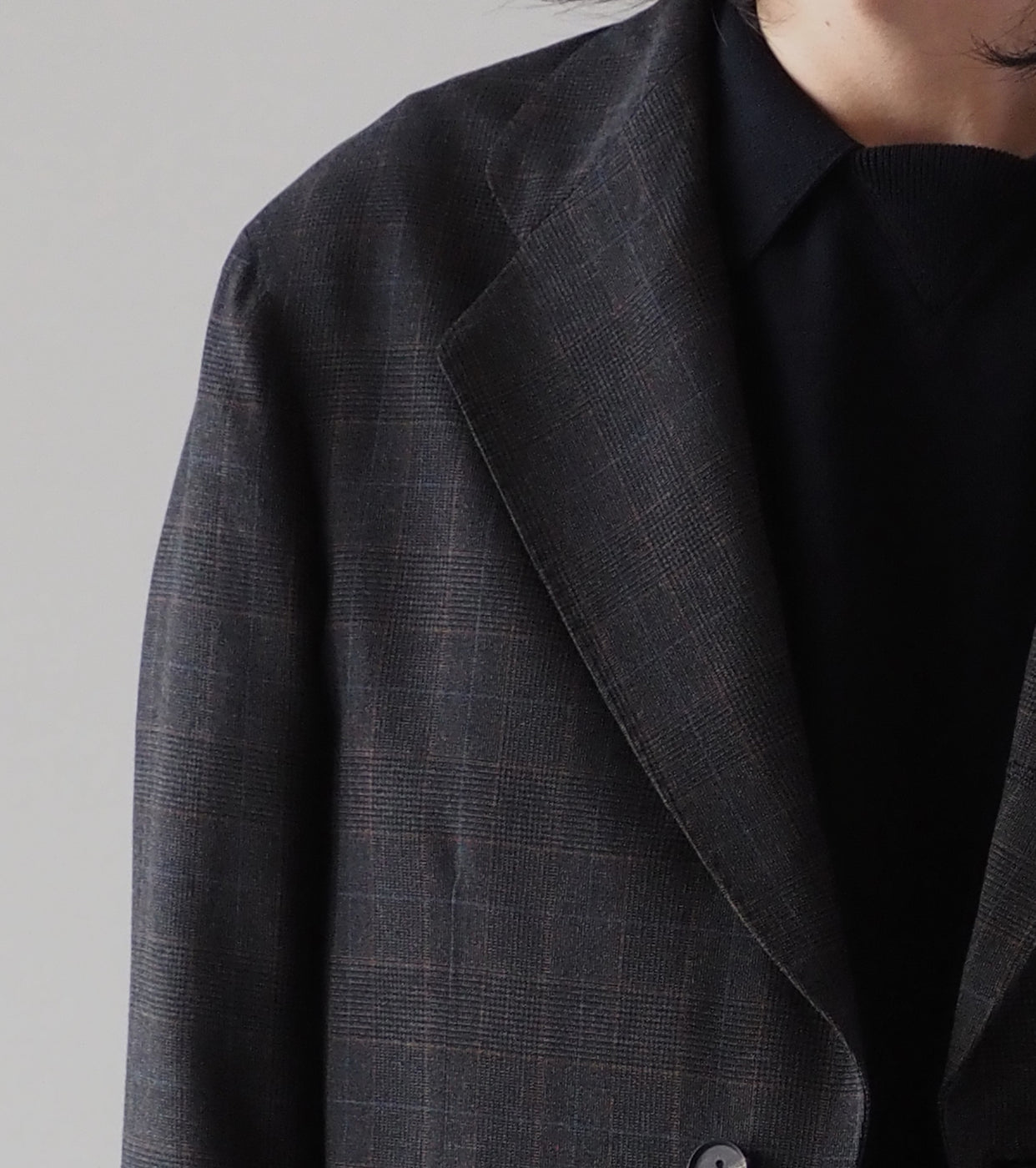 MAATEE&SONS Ancon Single Rayon Jacket ,C.Grey