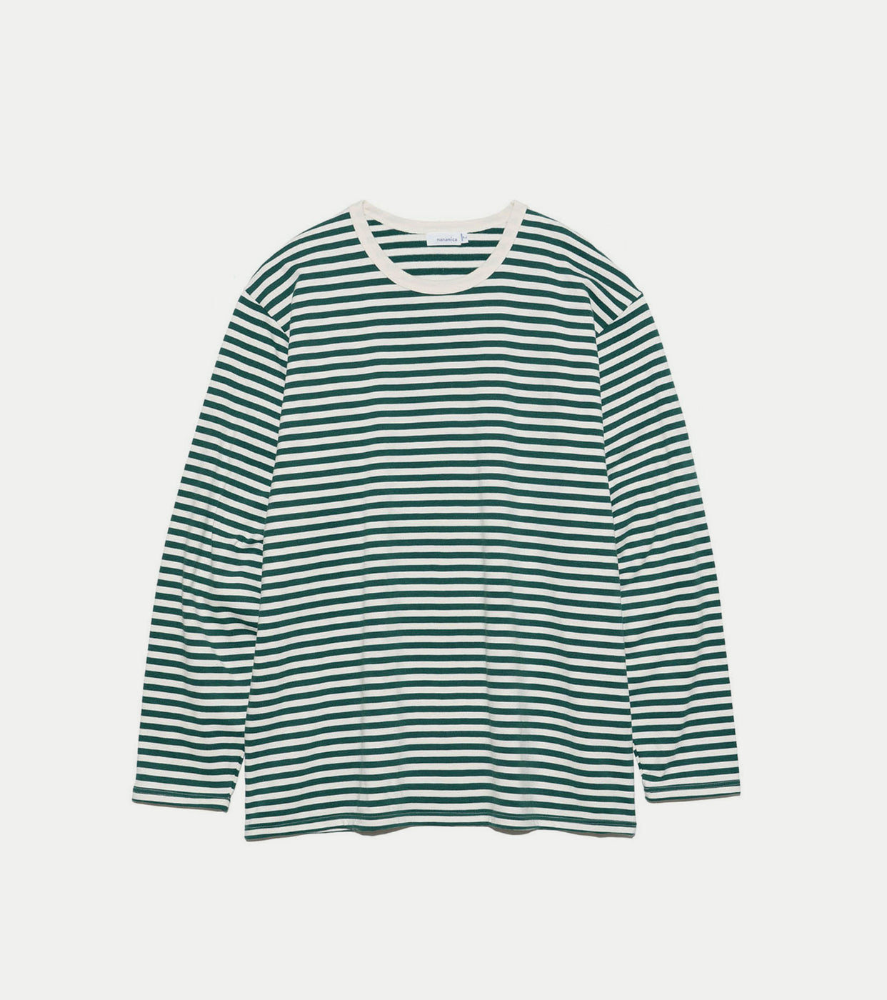 COOLMAX St. Jersey L/S Tee,Green Natural