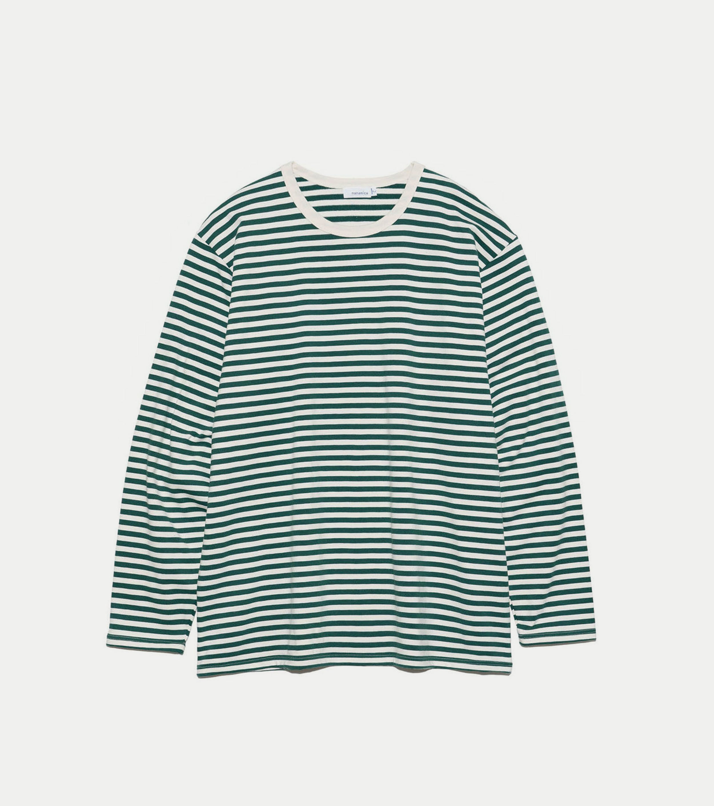 COOLMAX St. Jersey L/S Tee,Green Natural