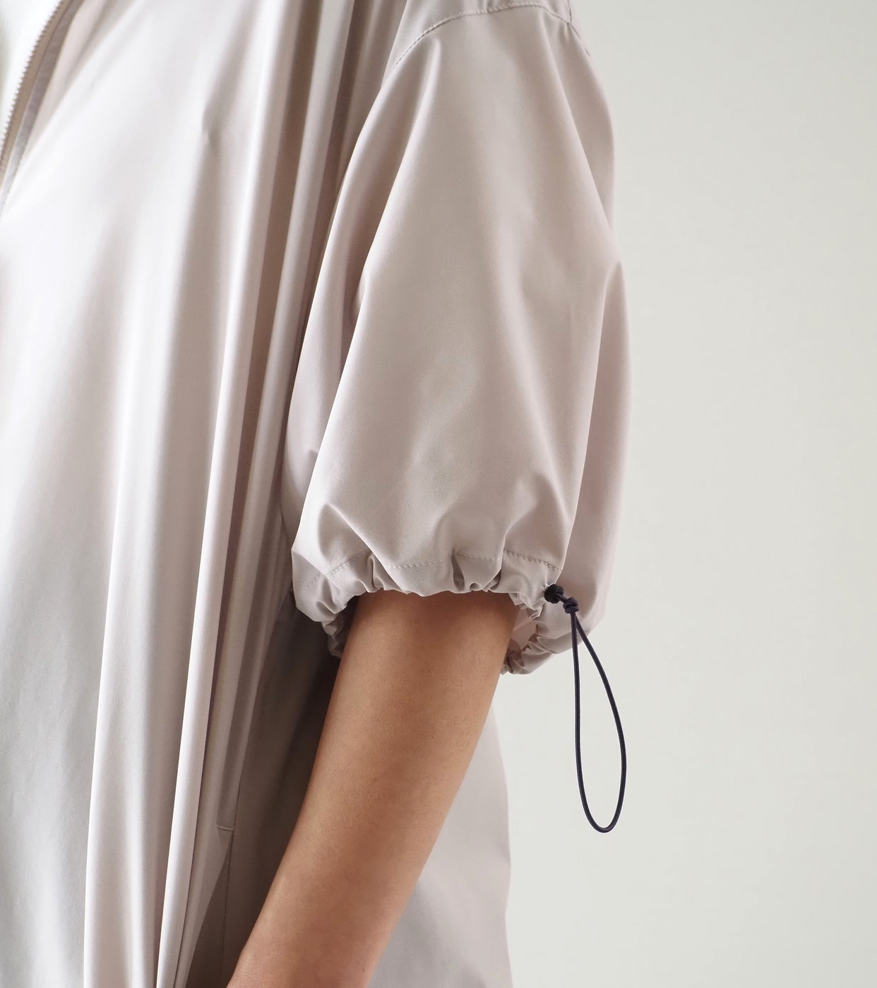 Americana Nylon Ventilation Dress, Light Beige