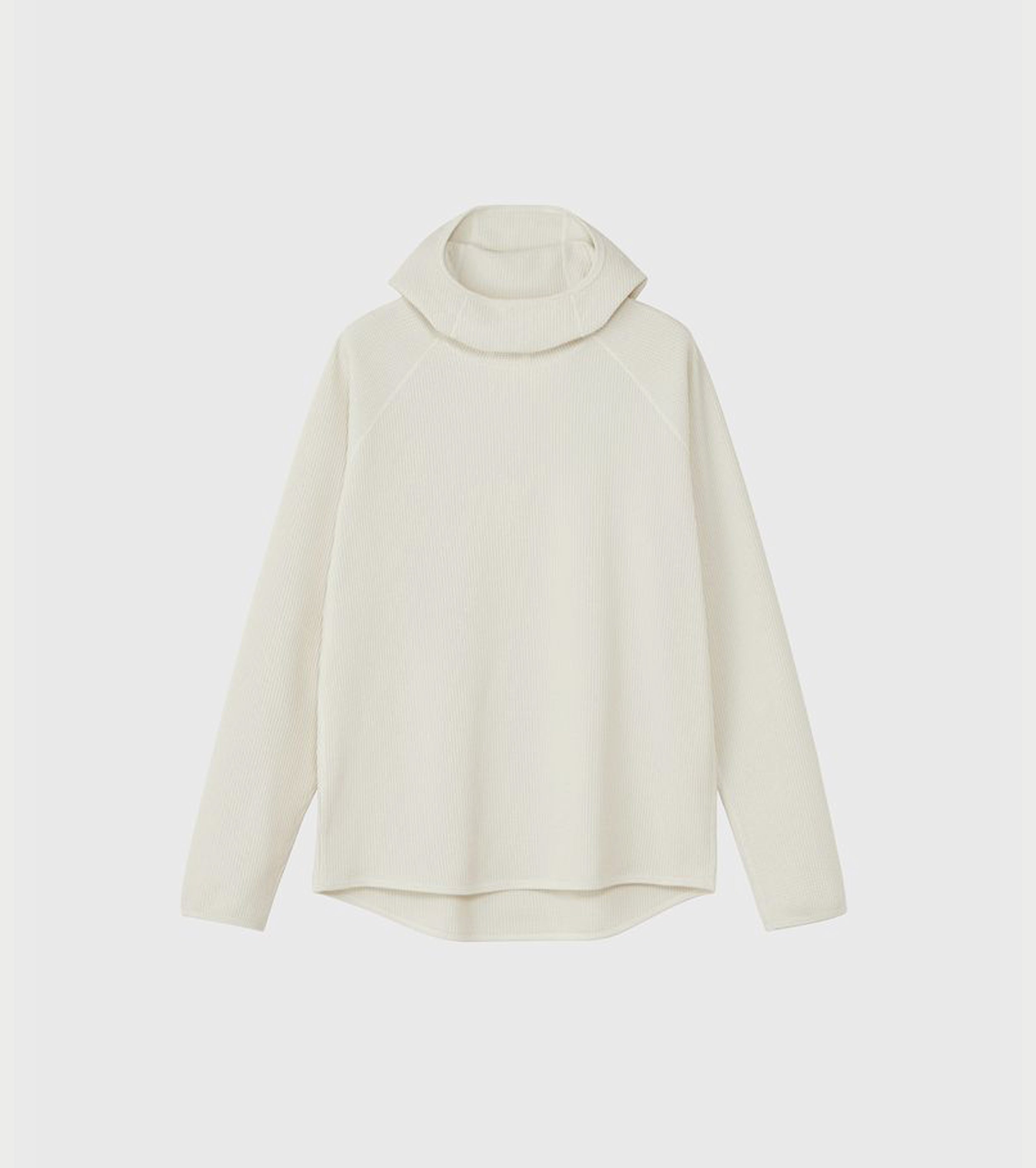 Goldwin Waffle Light Long Sleeve Hoodie , Ivory