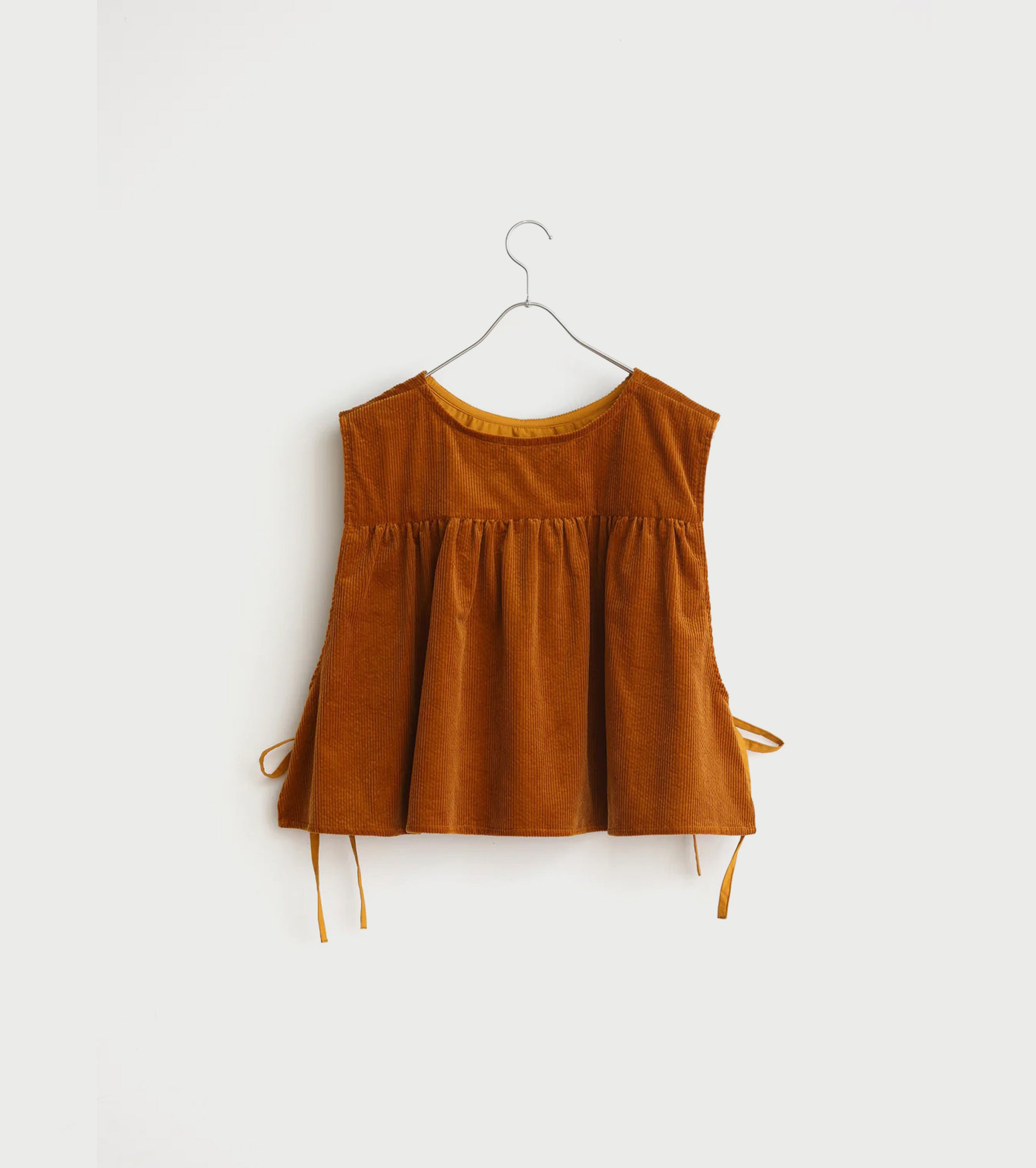 Yarmo Cropped Tabard , Gold