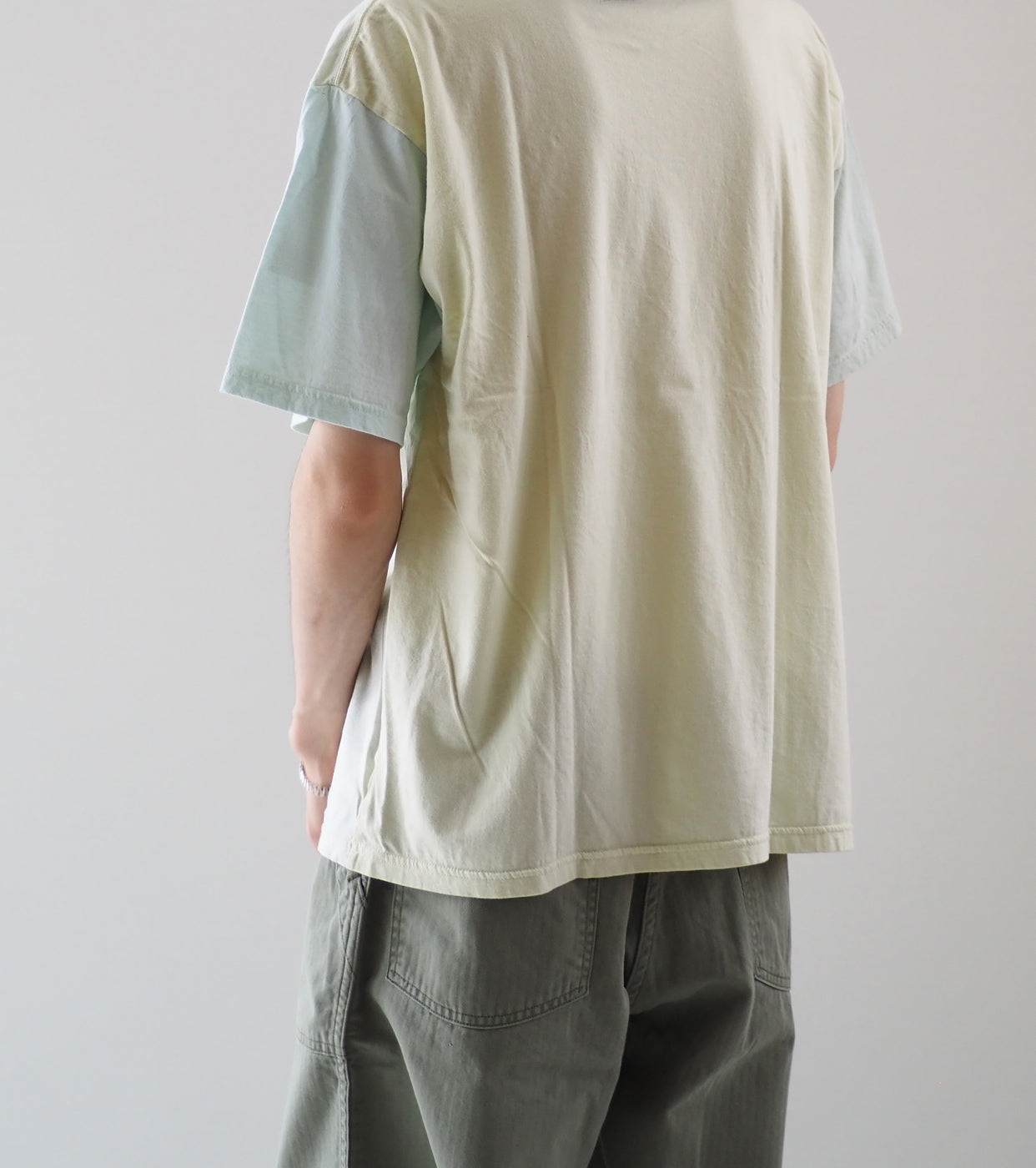 orslow 4Tone Pockets Tee Shirts, Ice Green