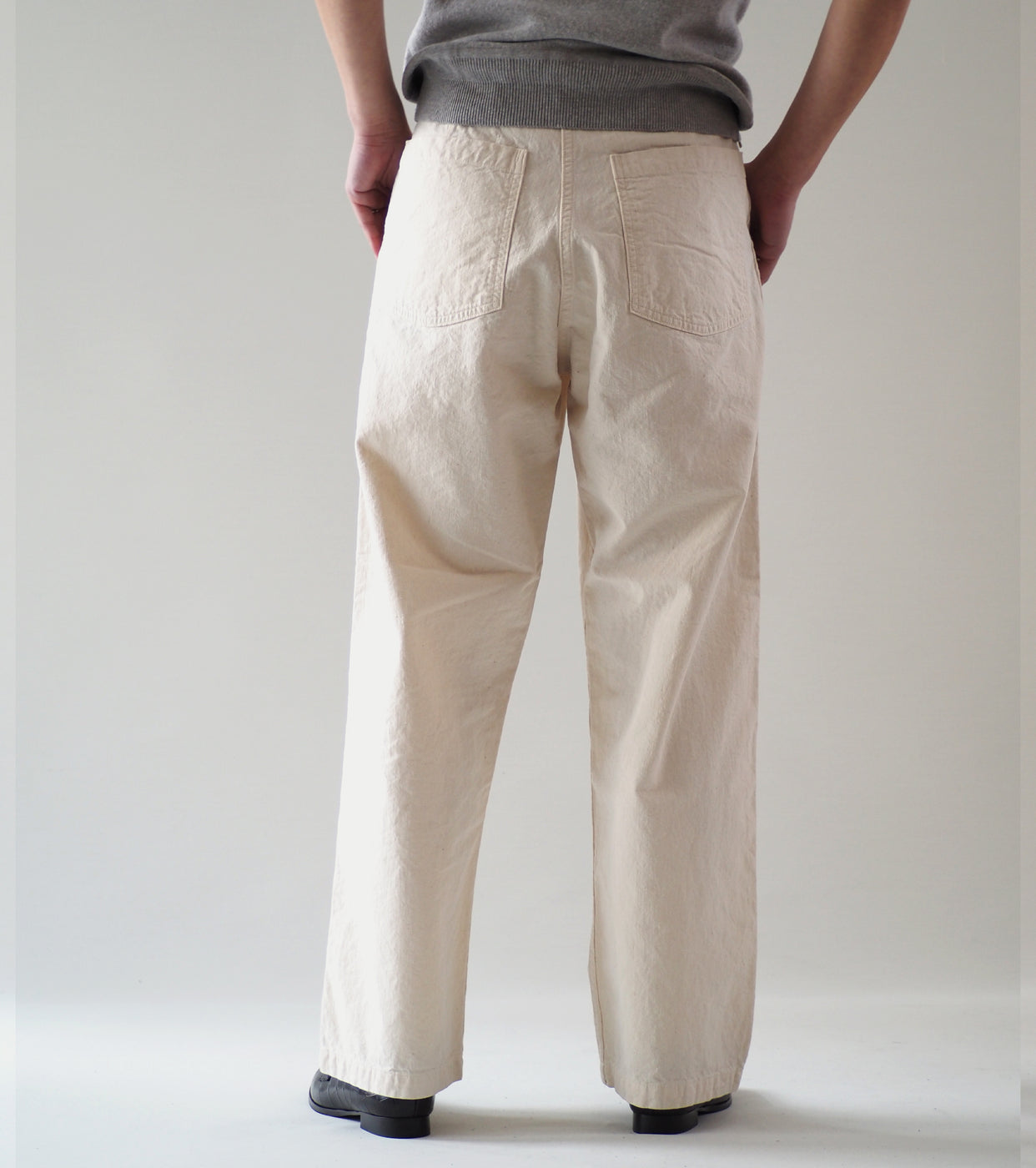 orslow Herringbone summer fatigues  trousers  , Green