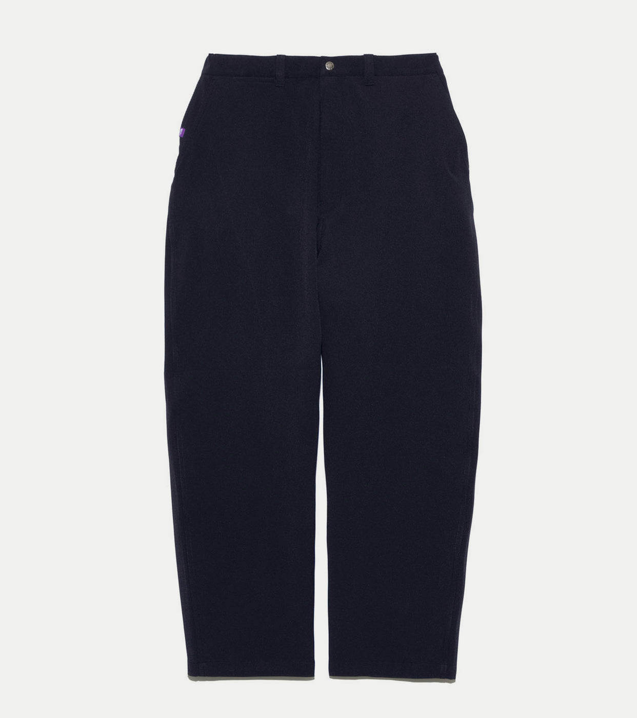 Stretch twill wide tapered field pants,Dark Navy