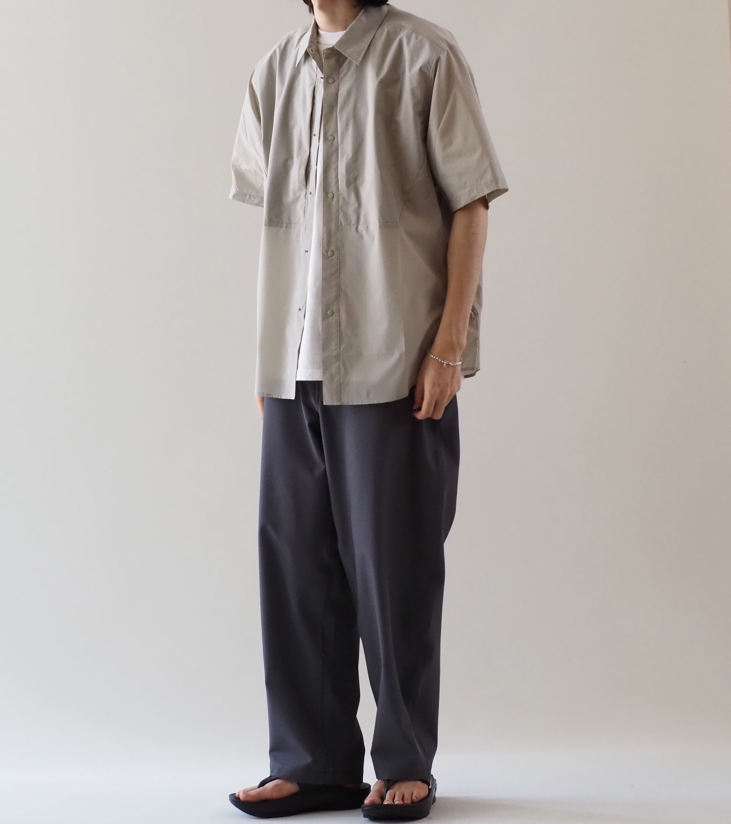Goldwin PERTEX EQUILIBRIUM S/S Wind Shirt , Fog Beige