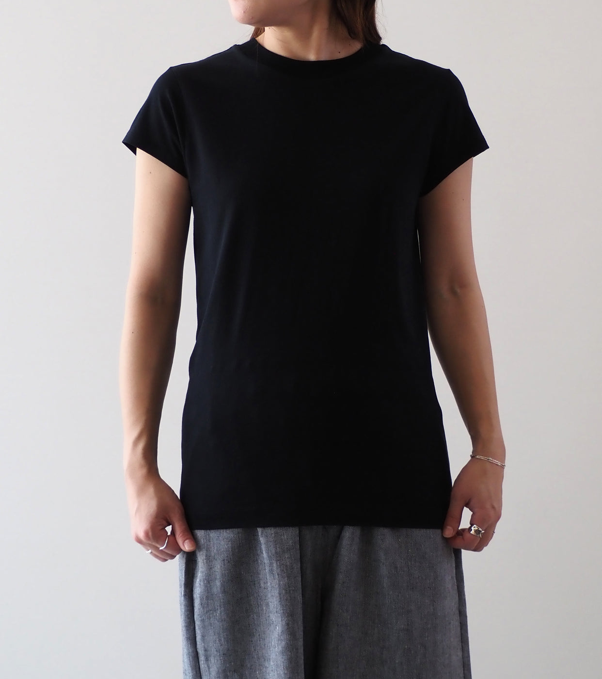 ALWEL CAP SLEEVE TEE , Black