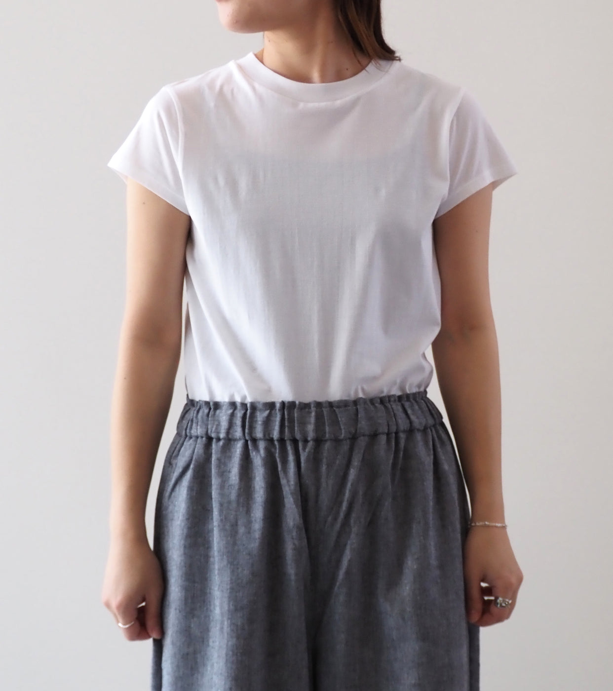 ALWEL CAP SLEEVE TEE , White