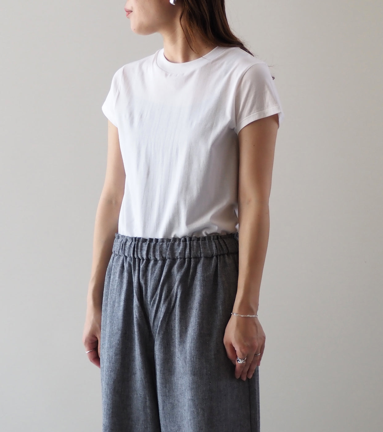 ALWEL CAP SLEEVE TEE , White