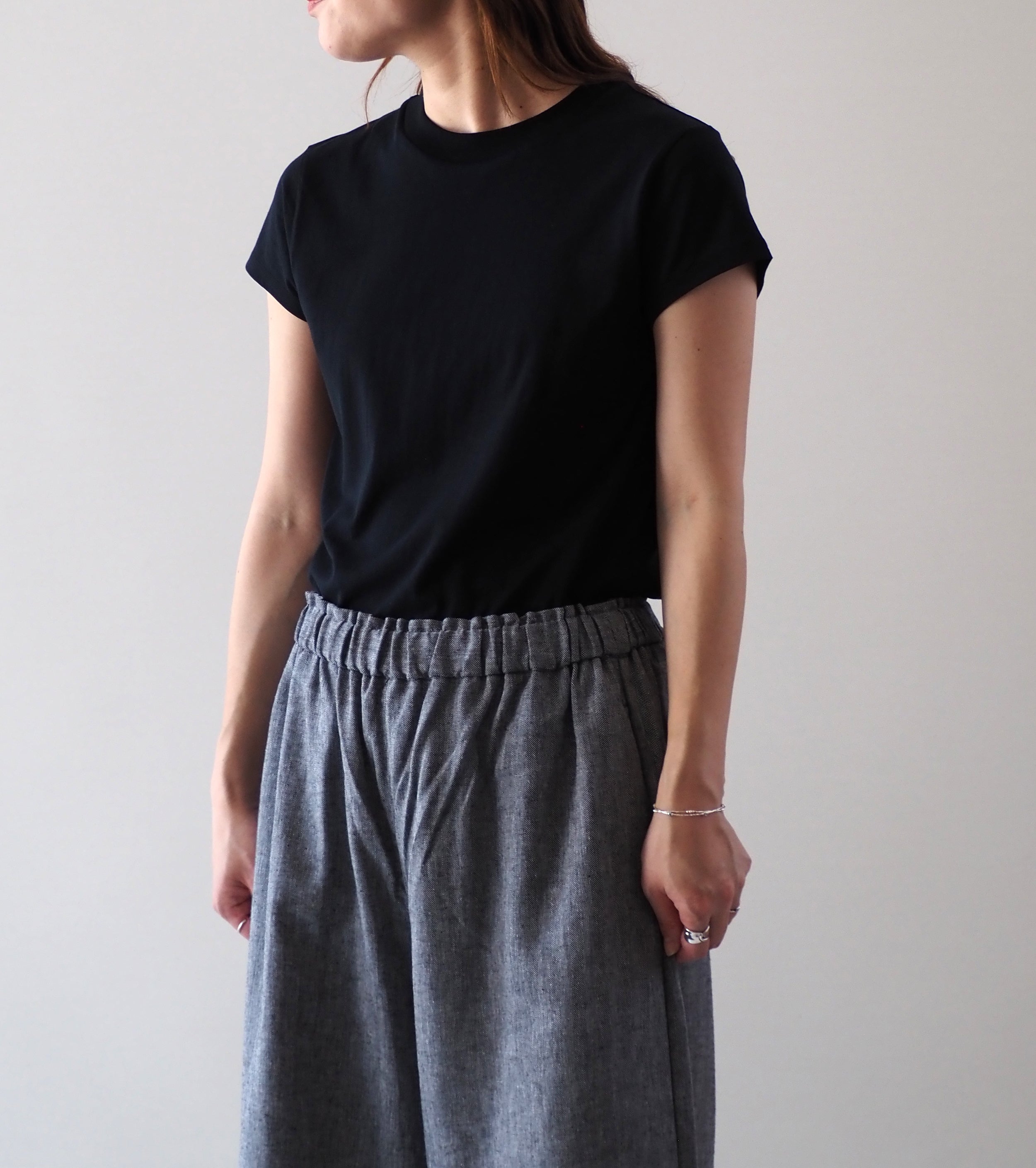 ALWEL CAP SLEEVE TEE , Black