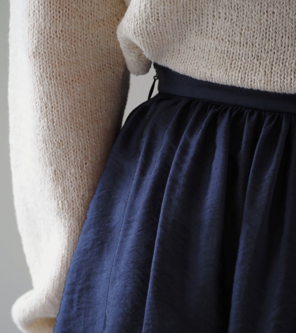 blurhms Ny/R Gather Skirt , Dark Purple Navy