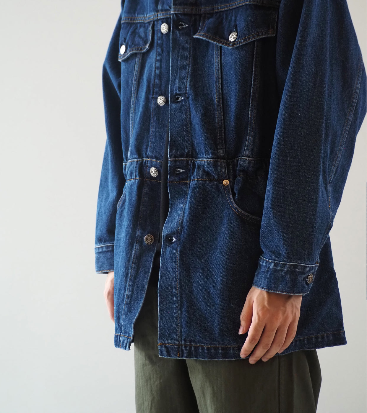 orslow Denim Half Coat , 6 Month Wash