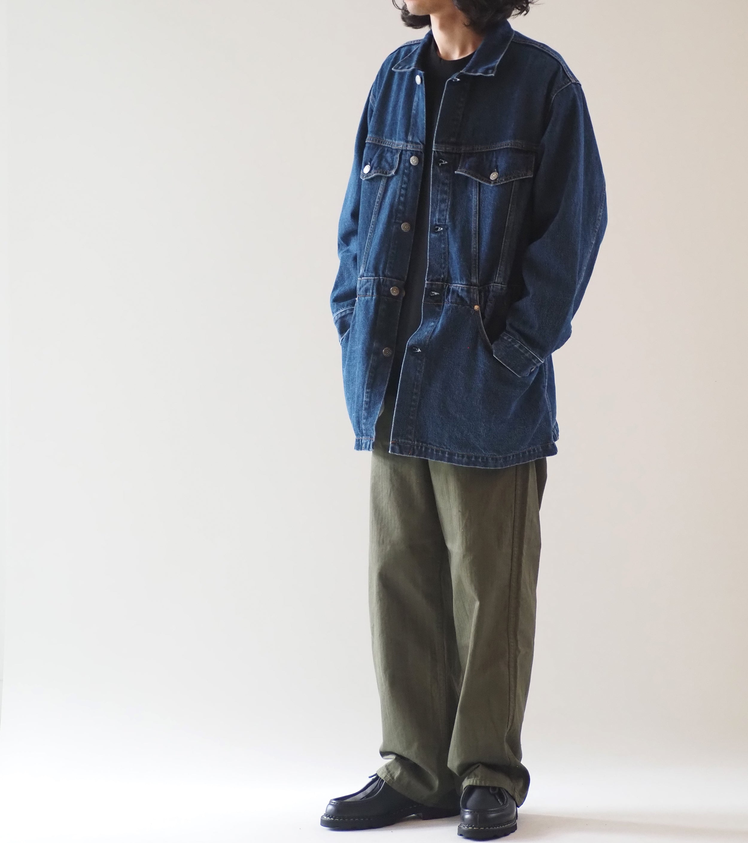 orslow Denim Half Coat , 6 Month Wash