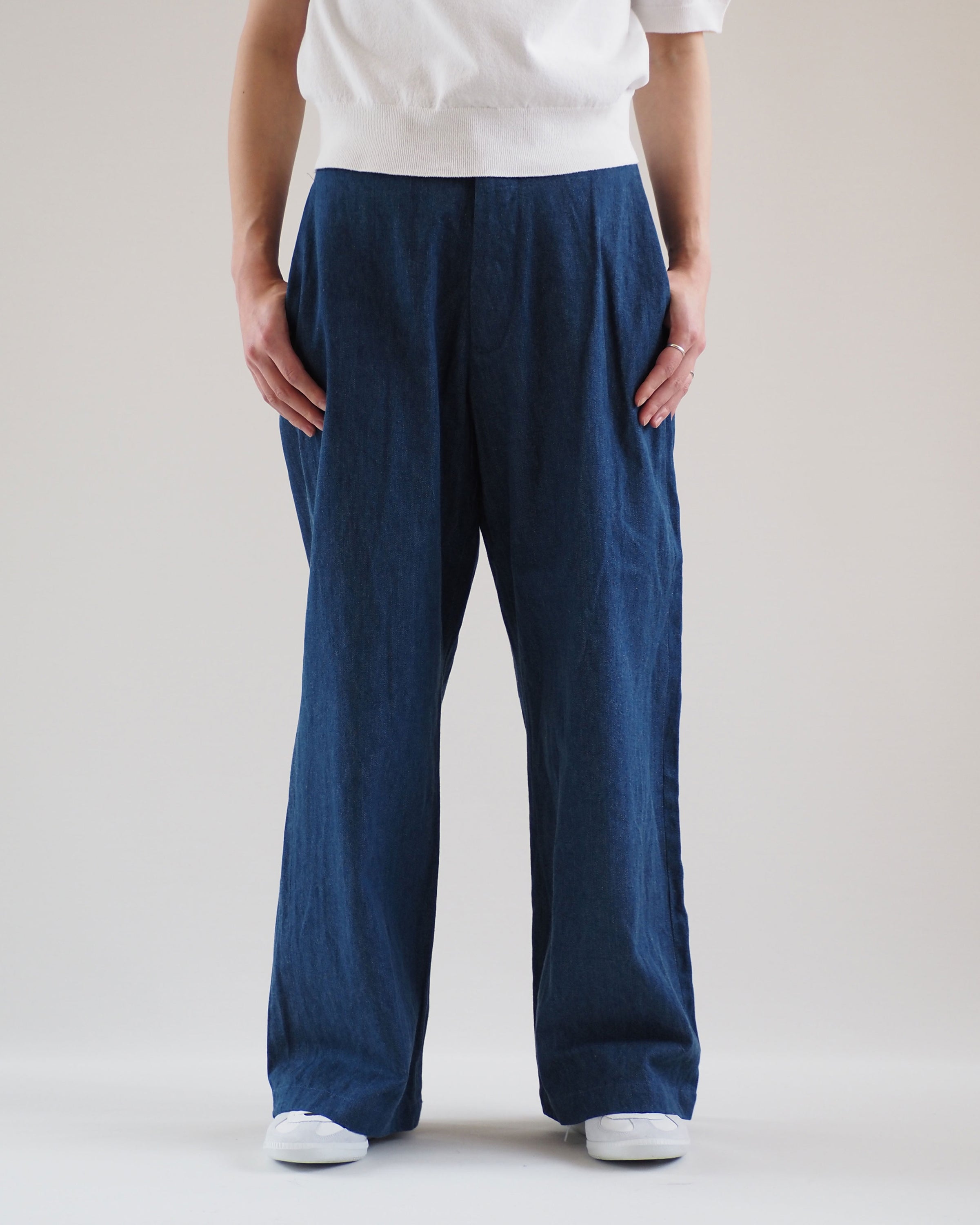 DenimWidePants, Indigo