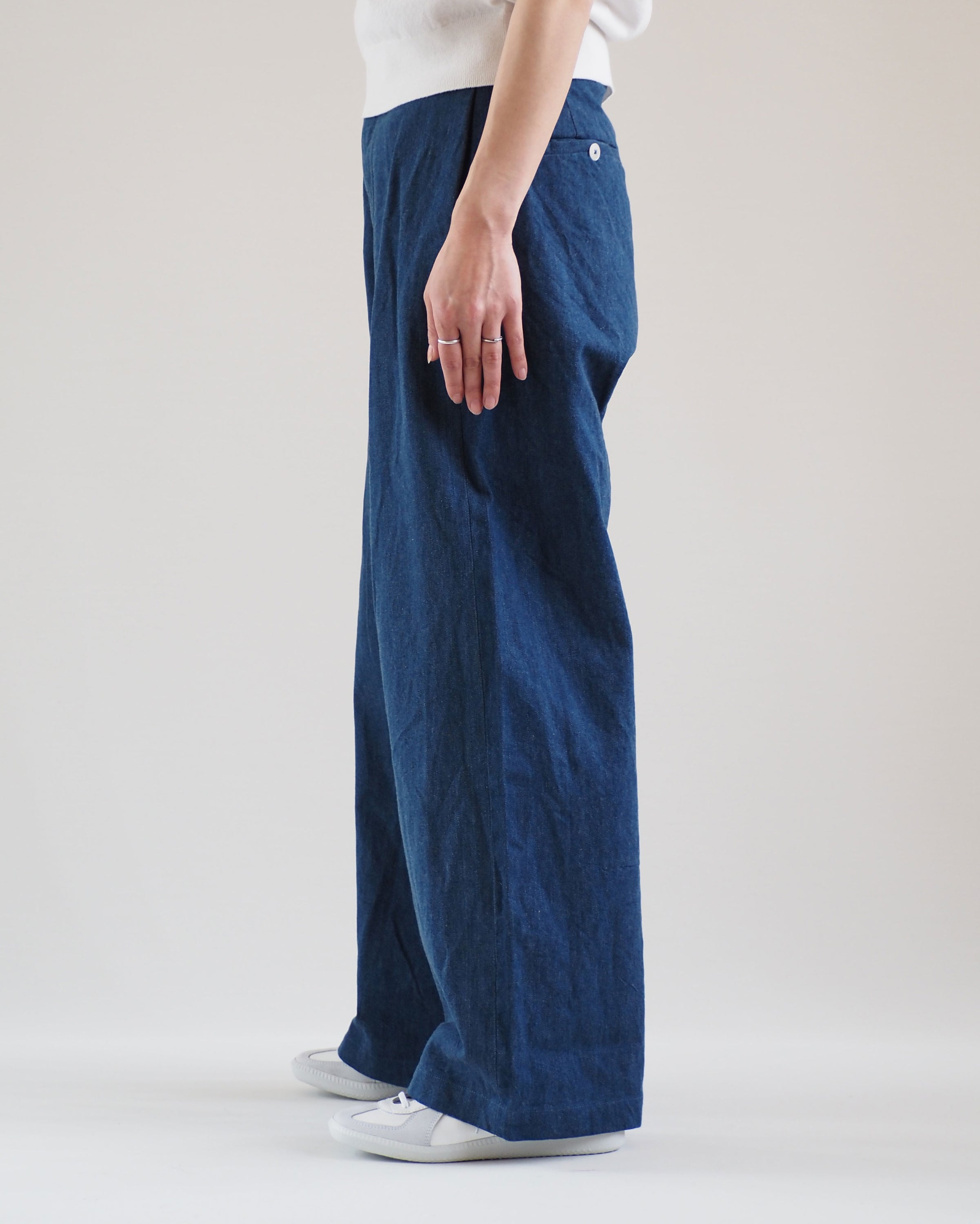 DenimWidePants, Indigo