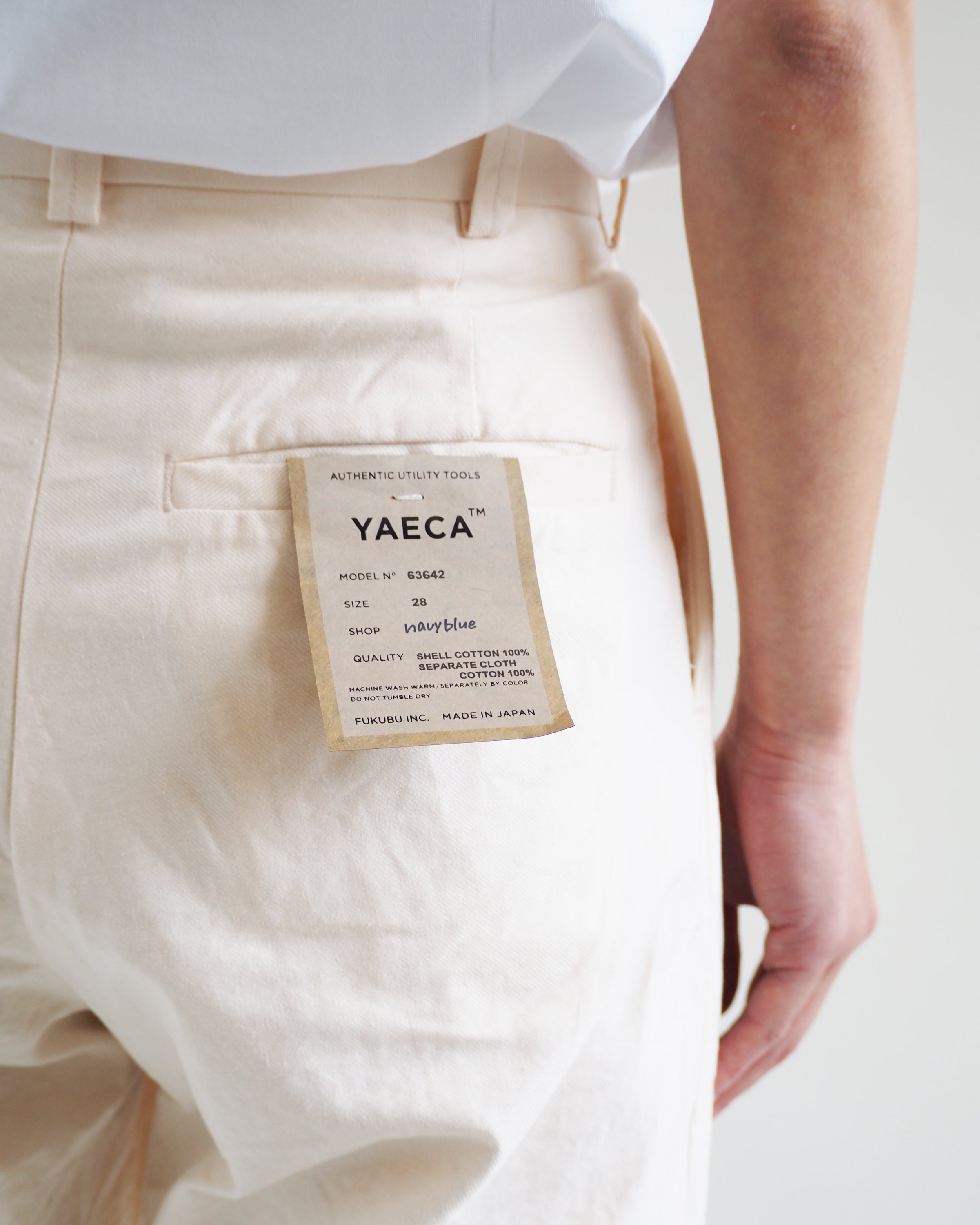 TwoTuck Pants, Hinoki