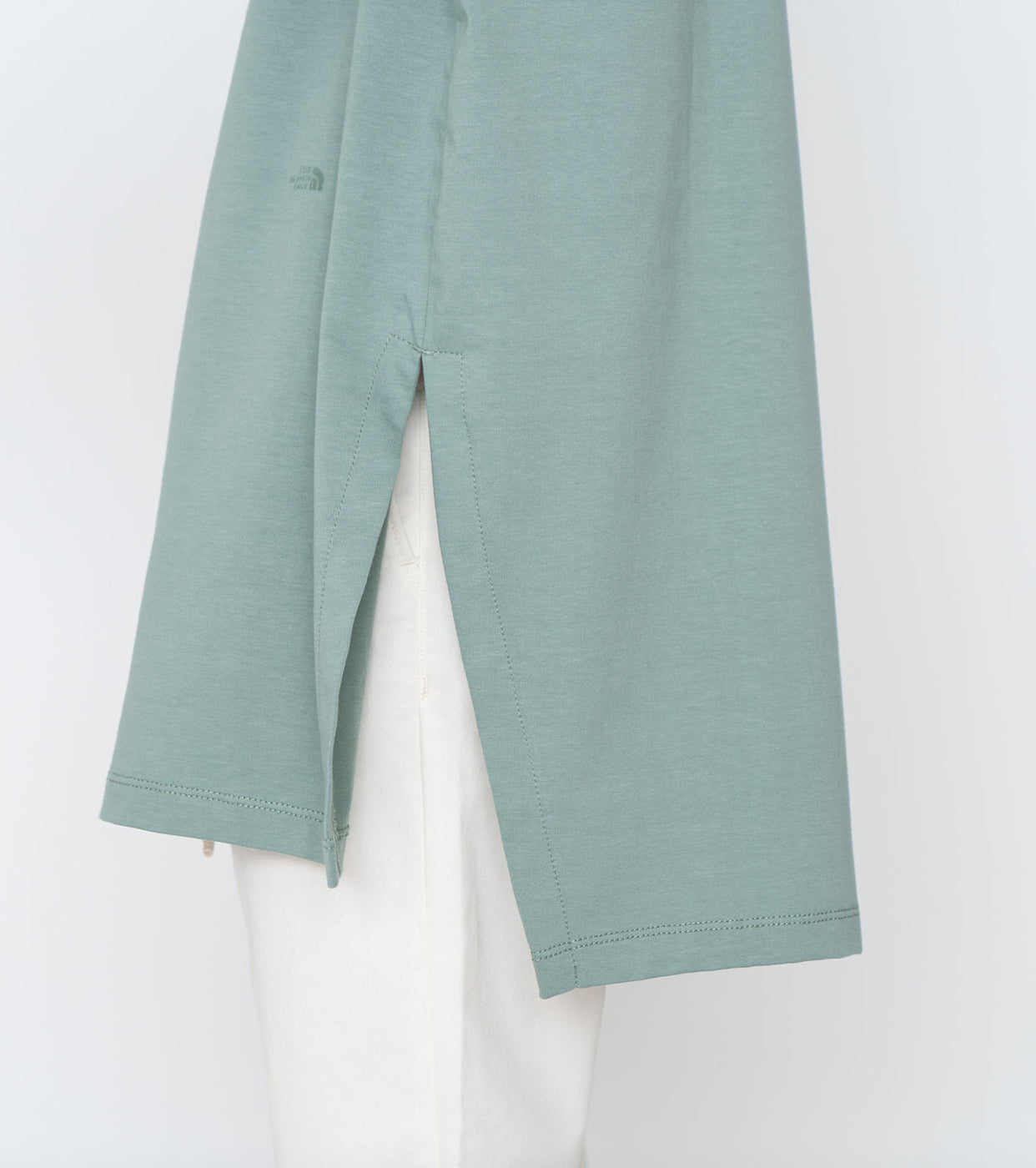 Half Sleeve Big Tee, Slate Green