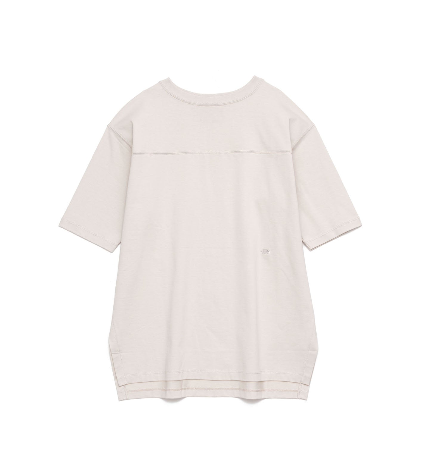Half Sleeve Big Tee, Light Beige