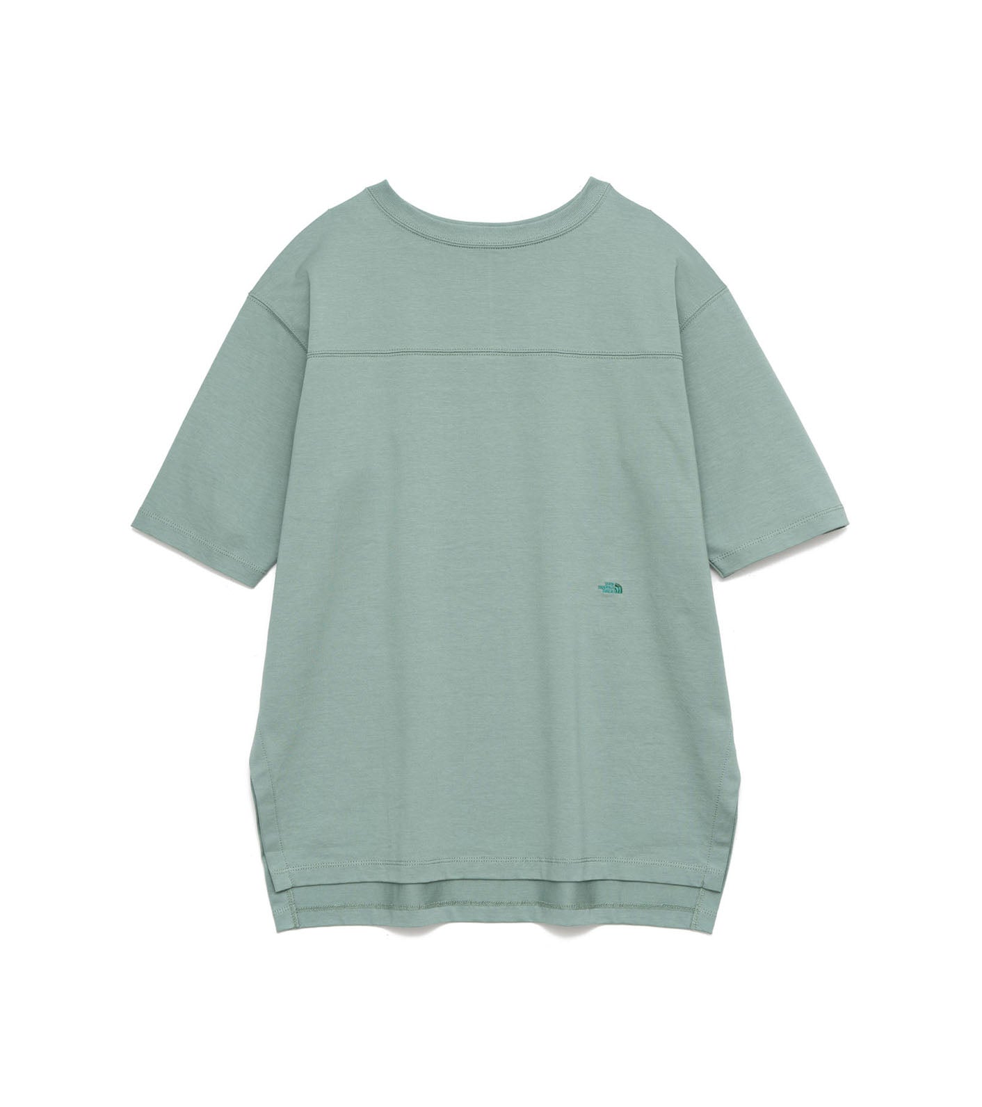 Half Sleeve Big Tee, Slate Green
