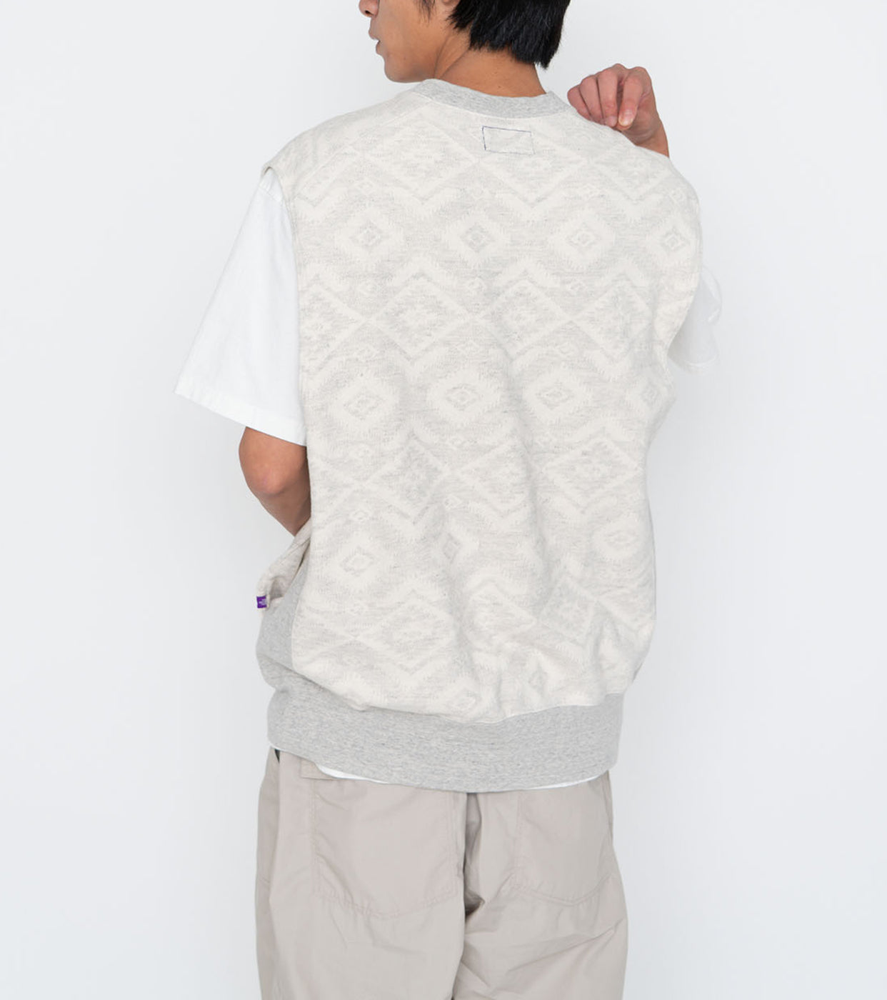 Jacquard Field Vest, Oatmeal