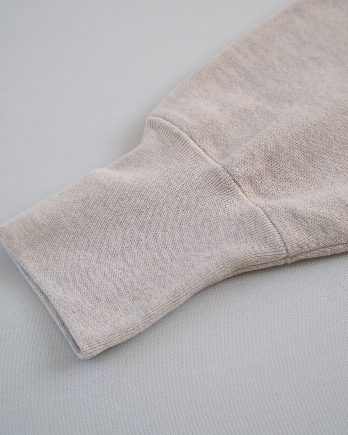Americana Reverse Weave Crew, Oatmeal